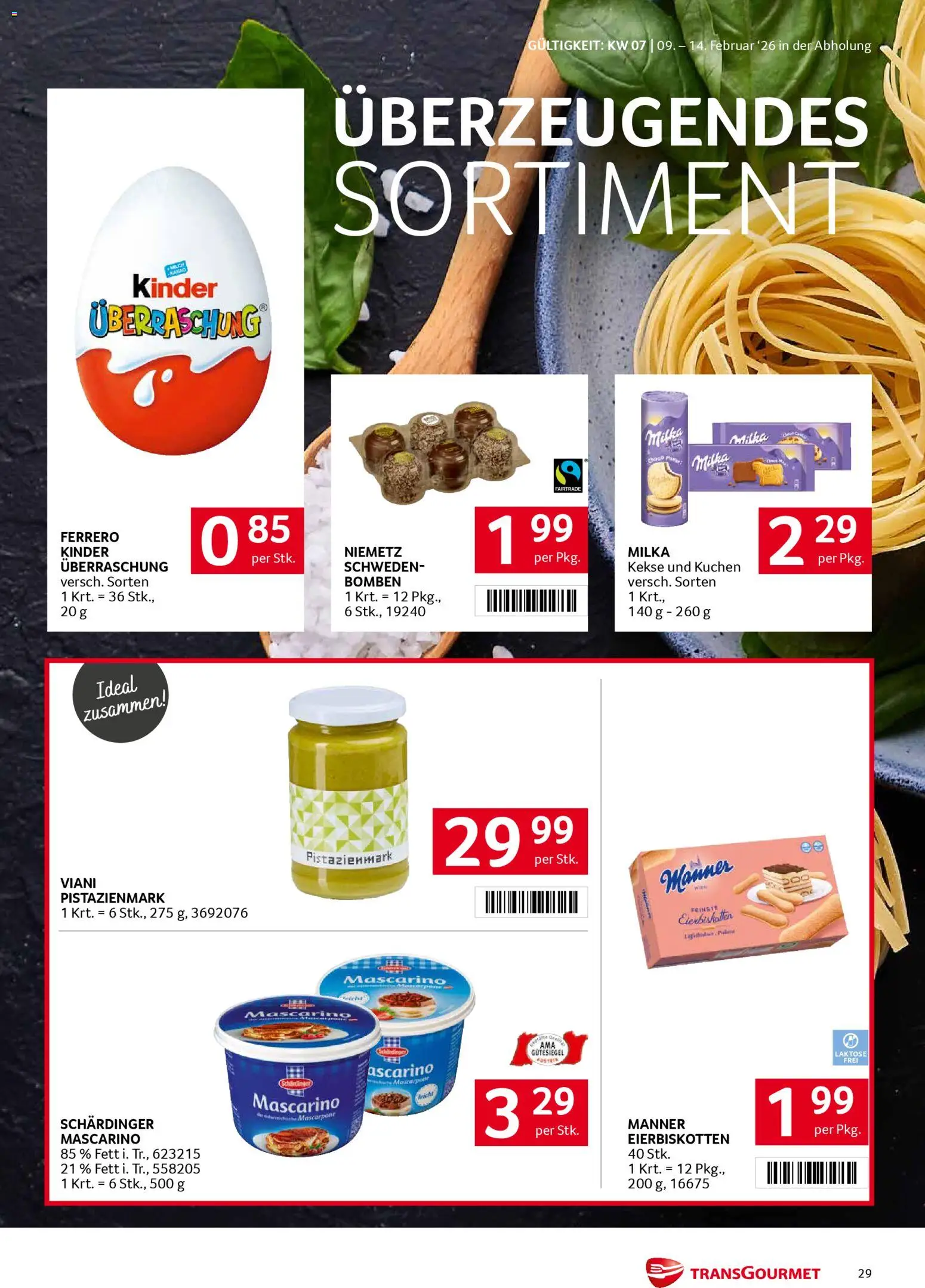 Transgourmet Flugblatt gültig ab 09.02.2026 | Seite: 29 | Produkte: Kekse