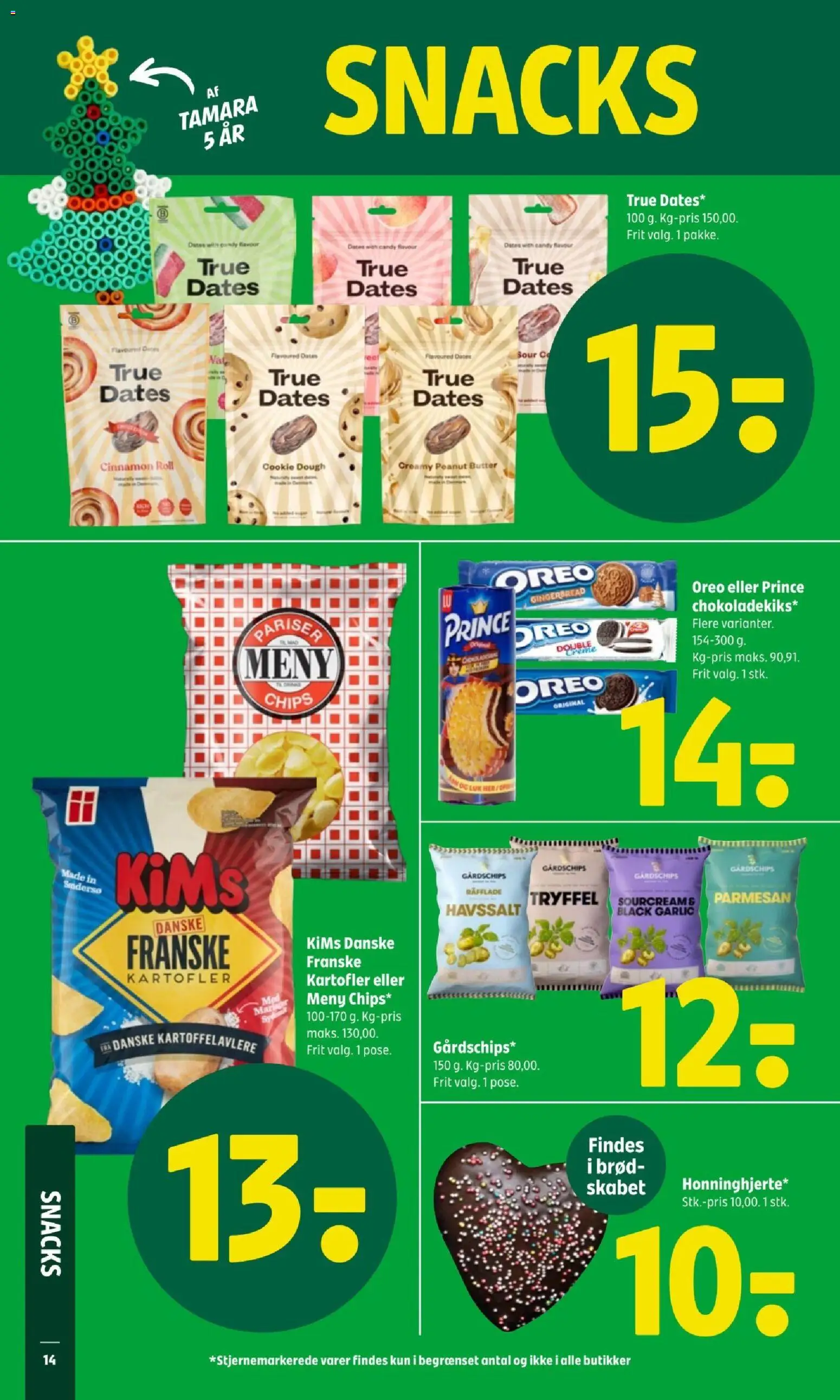 Coop 365 tilbudsavis – gyldig fra 18.12.2025 | Side: 16 | Produkter: Chips, Kartofler, Oreo, Parmesan