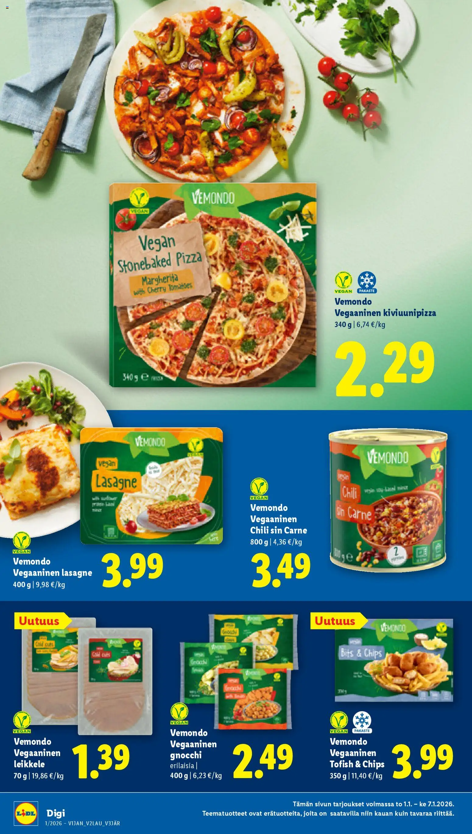 Lidl tarjoukset - Tampere – voimassa 01.01.2026 alkaen | Sivu: 10 | Tuotteet: Chili, Pizza