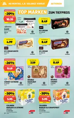 Aldi Aktionen ab 31.07.2025 | Seite: 22 | Produkte: En Kommode, Snickers, Mars, Grapefruit