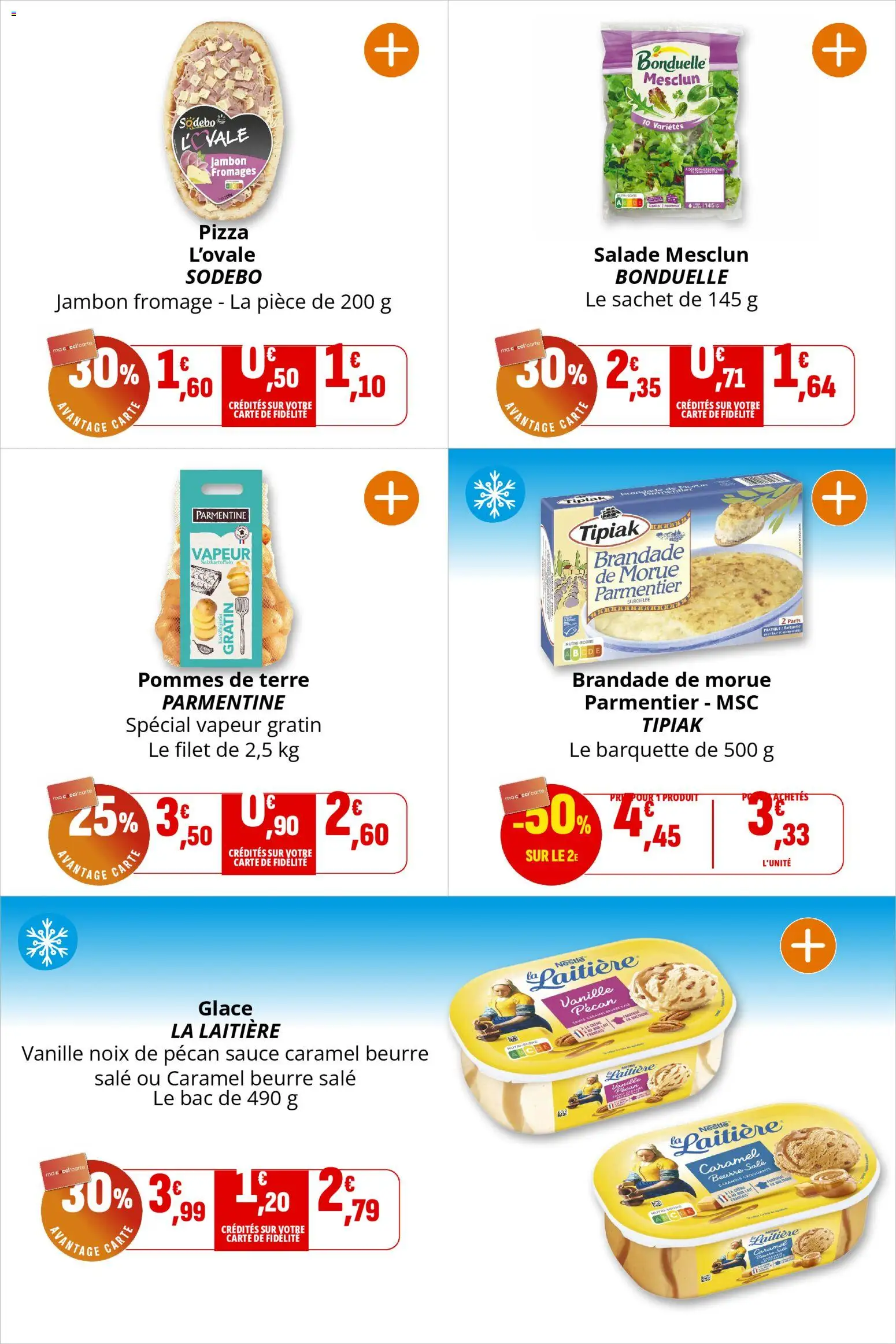 {H1} | Page: 9 | Produits: Salade, Beurre, Pommes, Noix