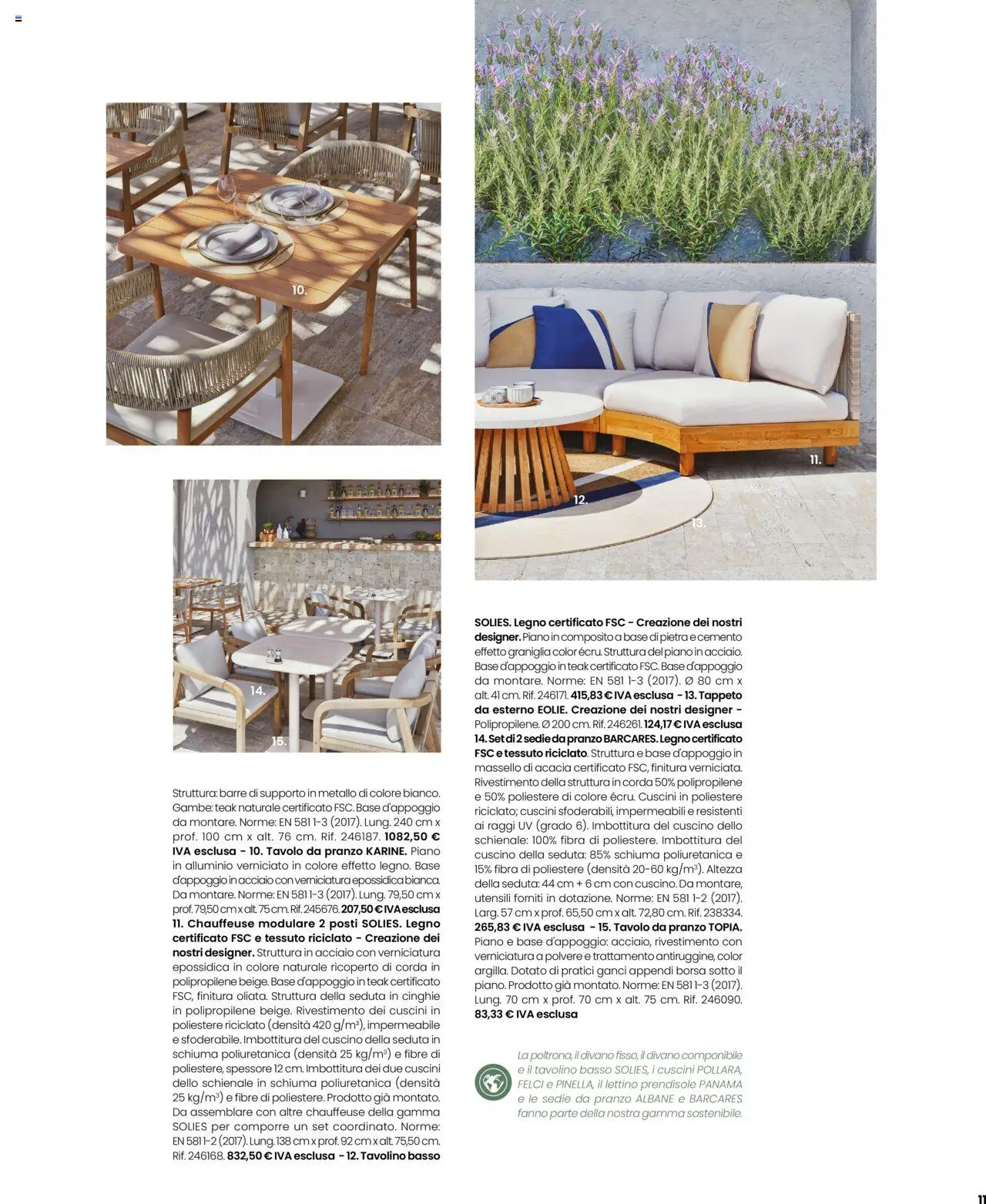 Volantino Maisons du Monde del 14.04.2025 | Pagina: 11 | Prodotti: Borsa, Alluminio, Divano, Tappeto