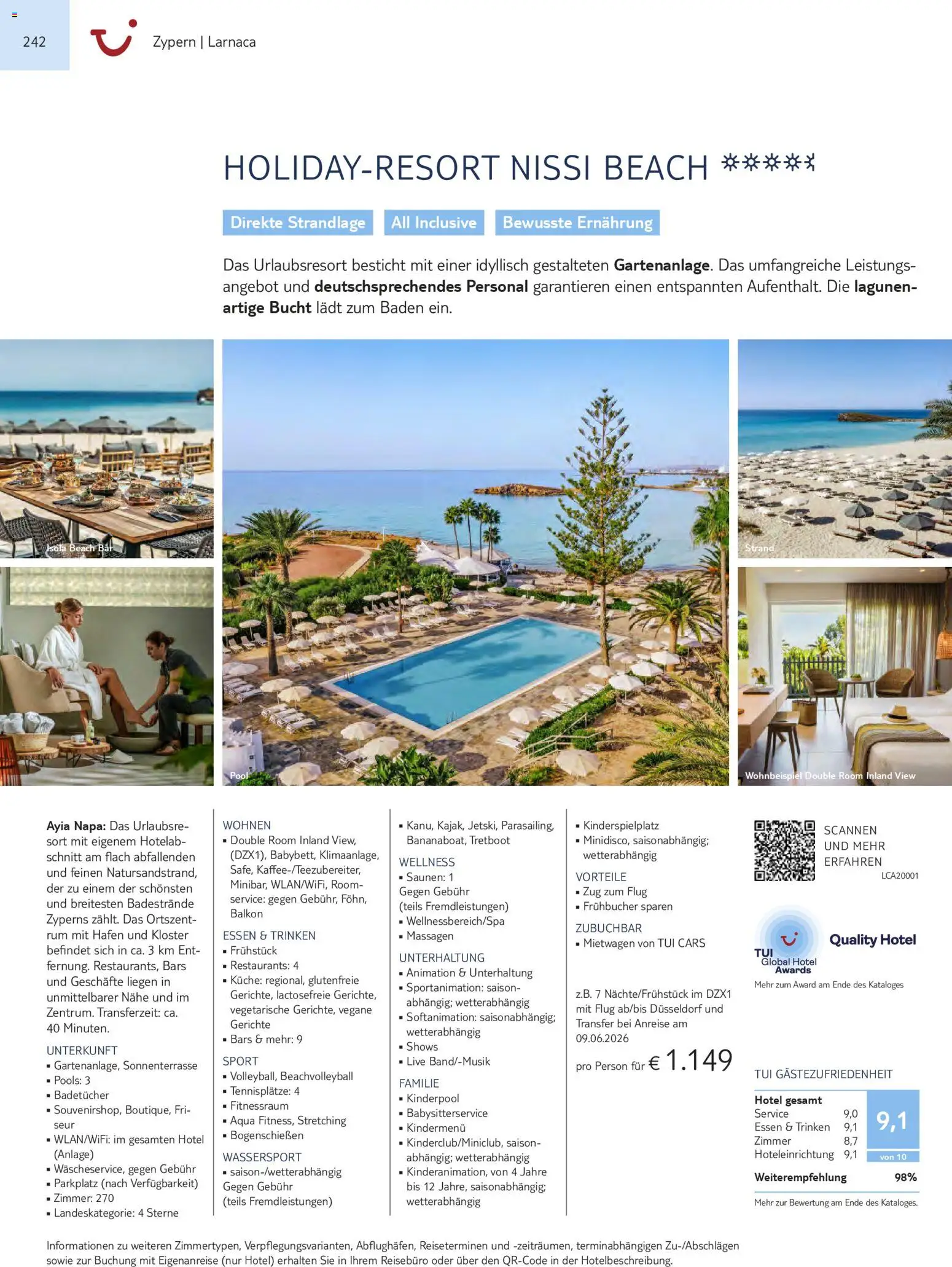 TUI Prospekt Südeuropa & Nordafrika 2026/27 – gültig ab 03.03.2026 | Seite: 242 | Produkte: Rum, Küche