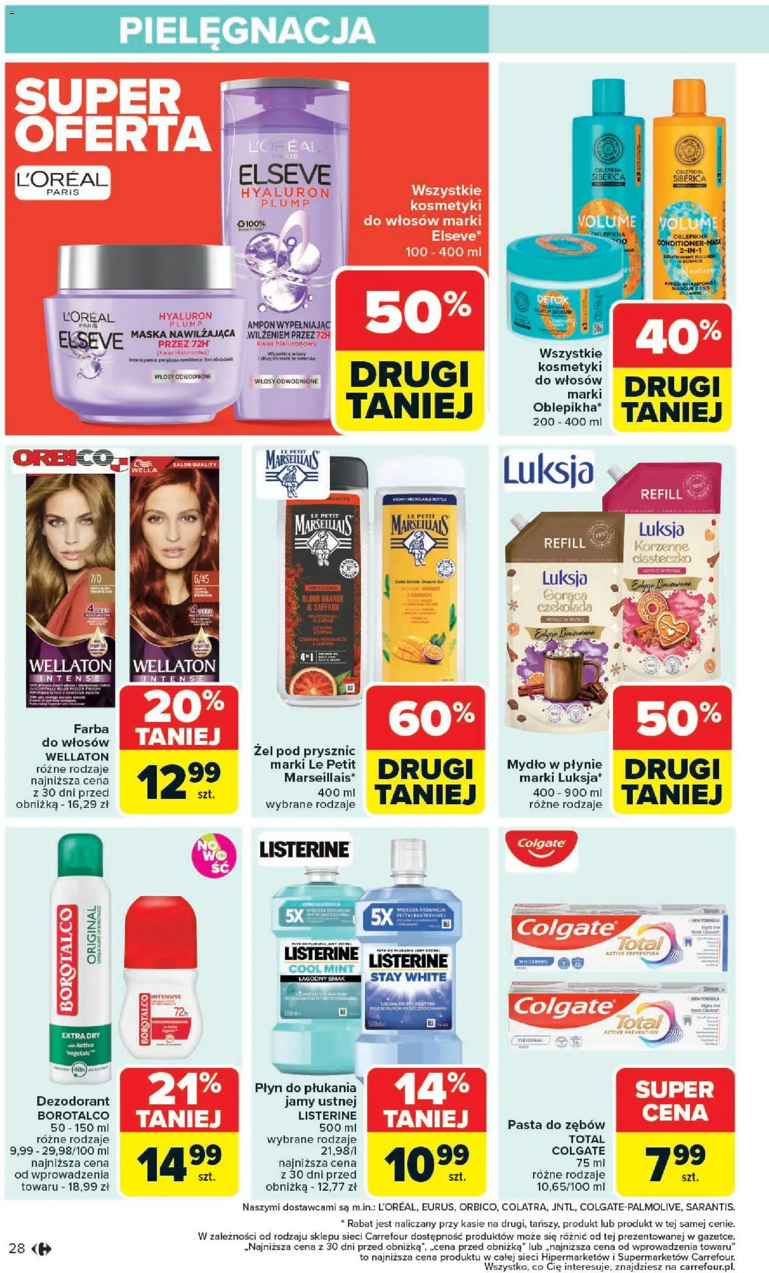 Carrefour Gazetka od 27.10.2025 | Strona: 30 | Produkty: Mango, Mydło w płynie, Żel pod prysznic, Dezodorant