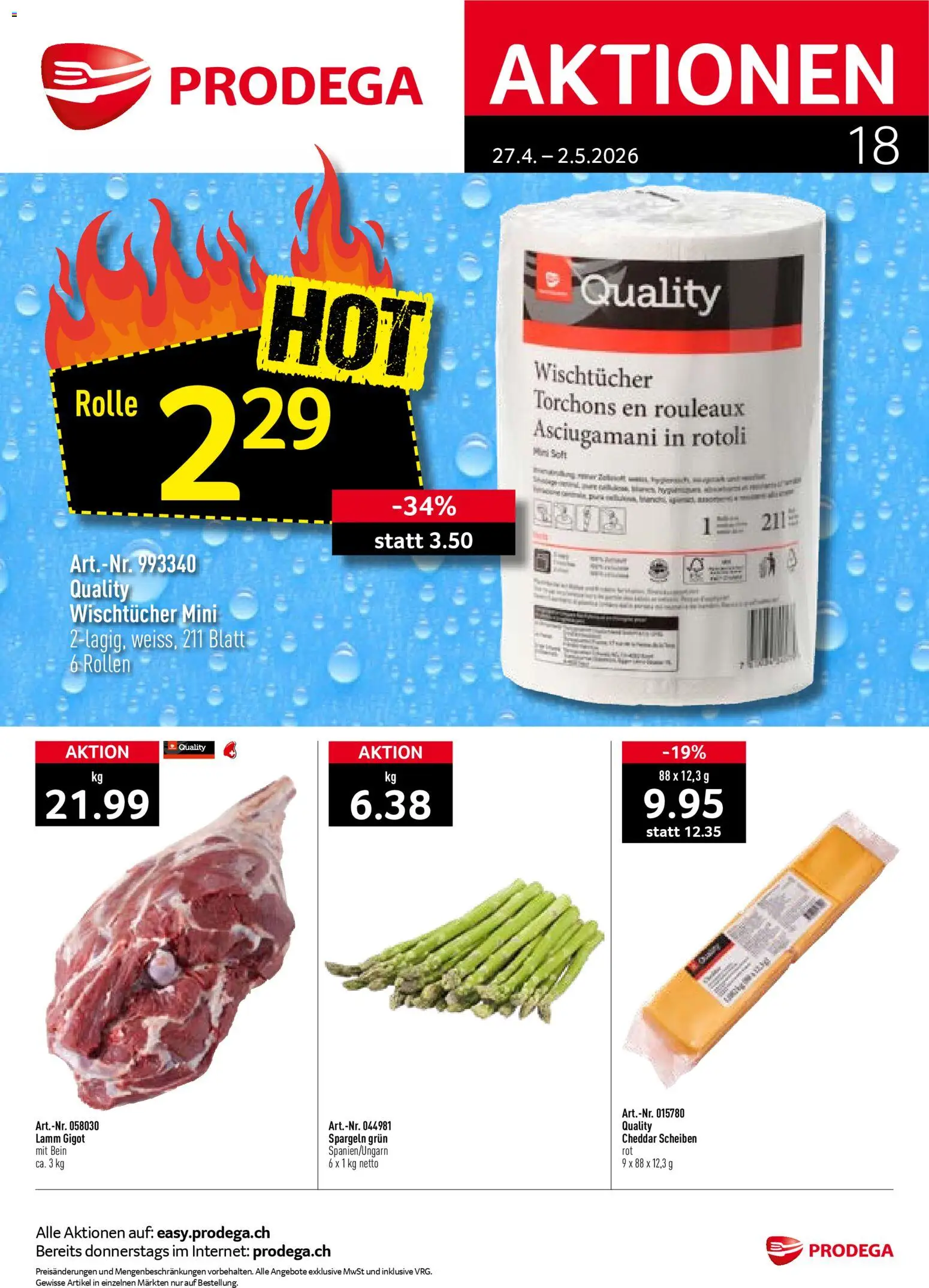 Prodega aktionen – gültig ab 27.04.2026 | Seite: 1
