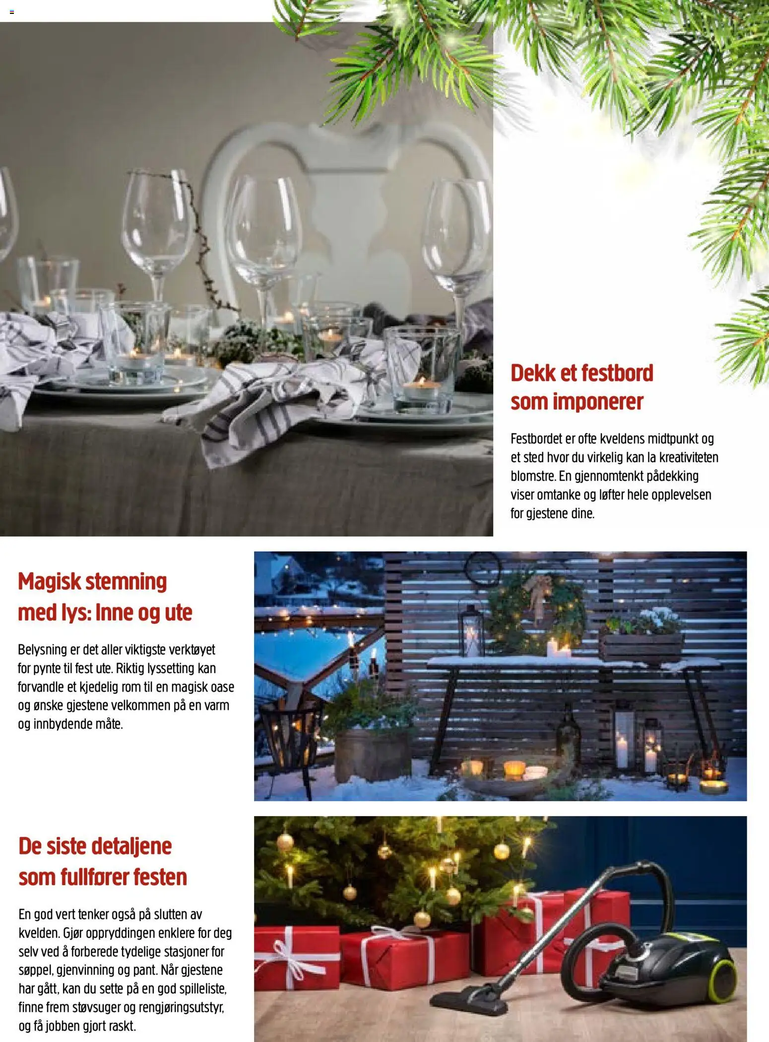 {H1} | Side: 15 | Produkter: Persienn, Støvsuger, Lys