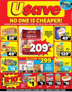 Usave specials catalogue – valid from 13.04.2026