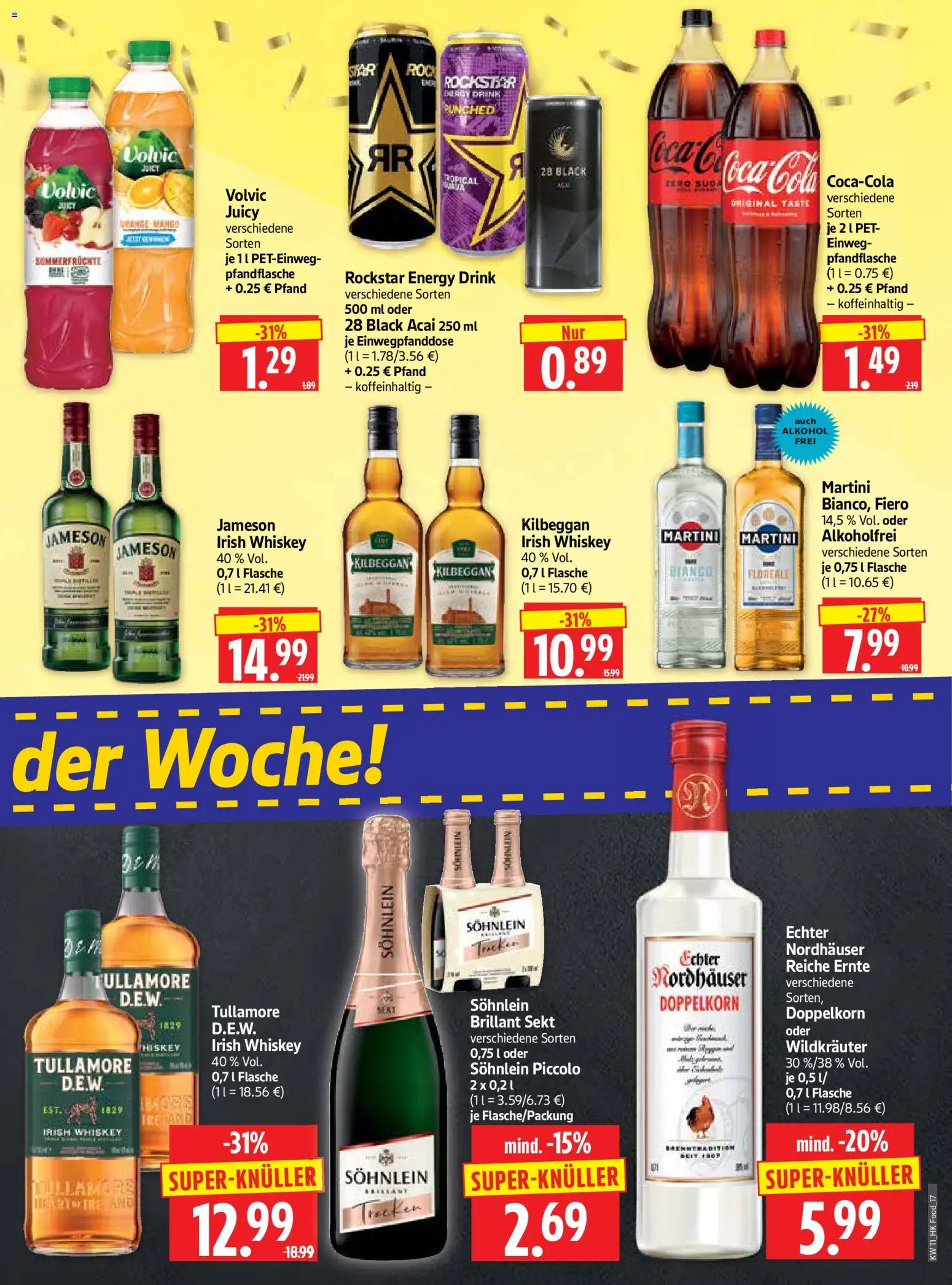 HERKULES Prospekt 	 – gültig ab 09.03.2026 | Seite: 17 | Produkte: Energy, Jameson, Volvic, Whiskey