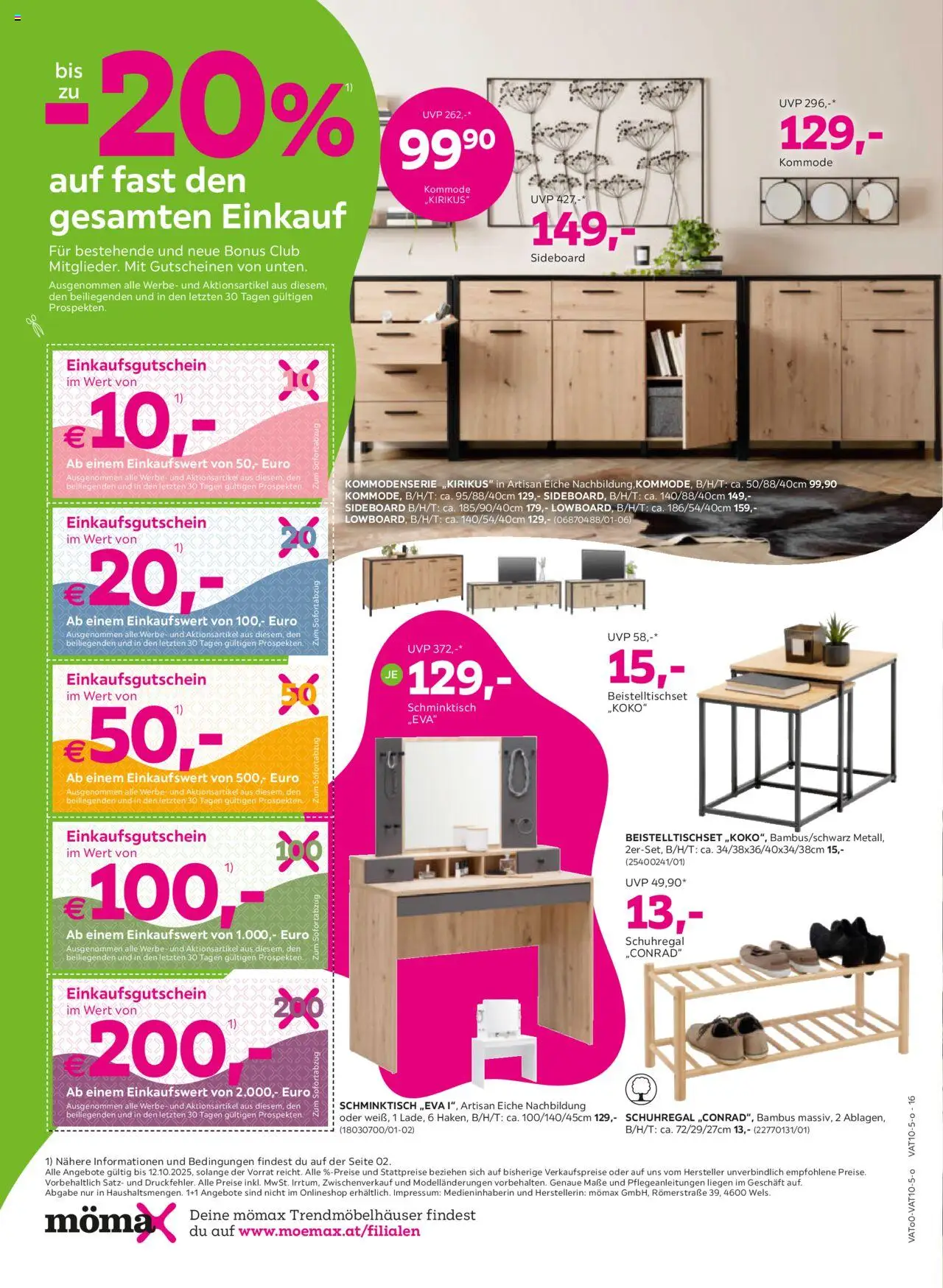 Mömax Dein Trendmöbelhaus gültig ab 29.09.2025 | Seite: 16 | Produkte: Kommode