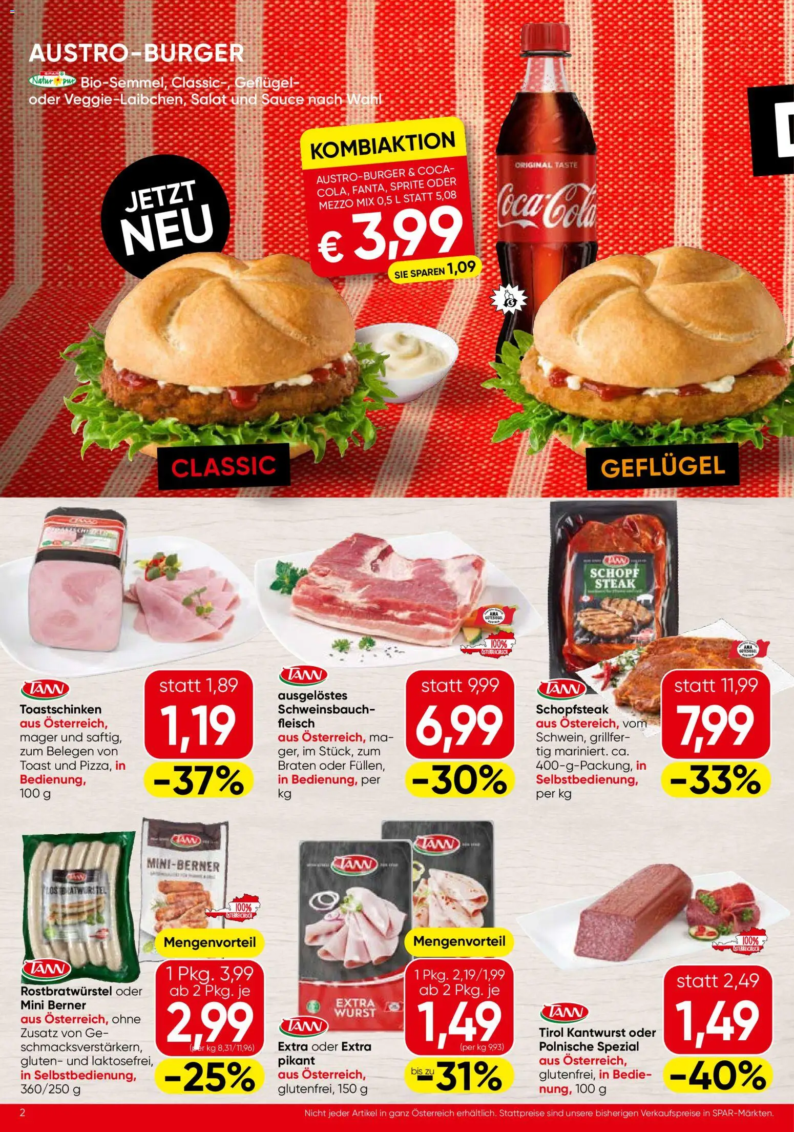 Spar Flugblatt - Wien gültig ab 16.04.2026 | Seite: 2 | Produkte: Salat