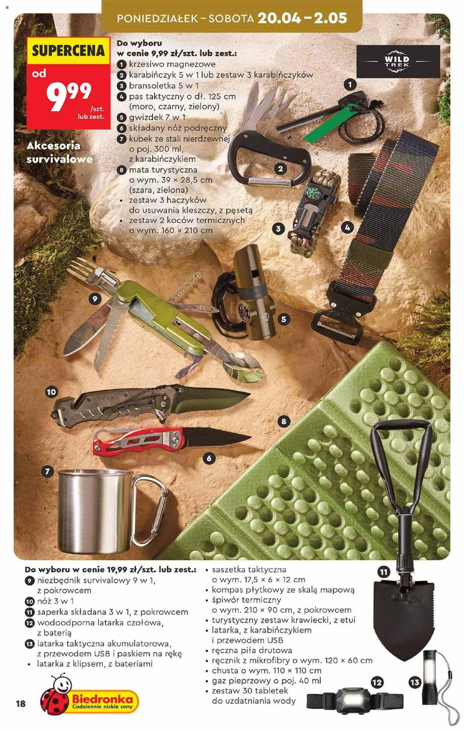 Biedronka gazetka - Hity i inspiracje od 18.04.2026 | Strona: 18 | Produkty: Bransoletka, USB, Bateria