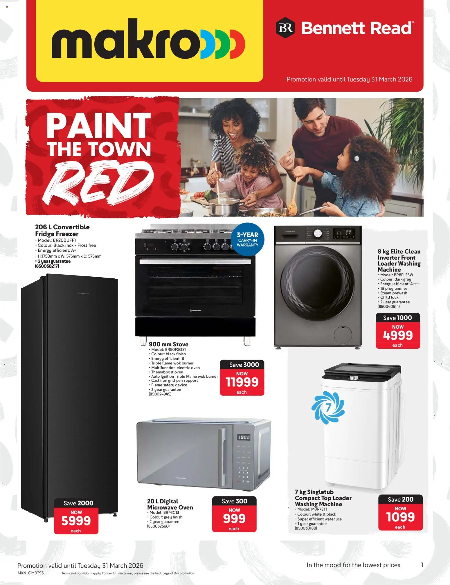 New Makro catalogue – valid from 02.03.2026 | Page: 1 | Products: Lock, Paint, Microwave, Water