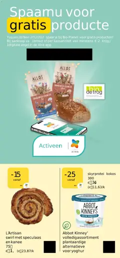 BioPlanet folder - Voorbeeld van een folder van BioPlanet, geldig van 05.11.2025 | Pagina: 9 | Producten: Akkumulátor töltő, Yoghurt, Brood