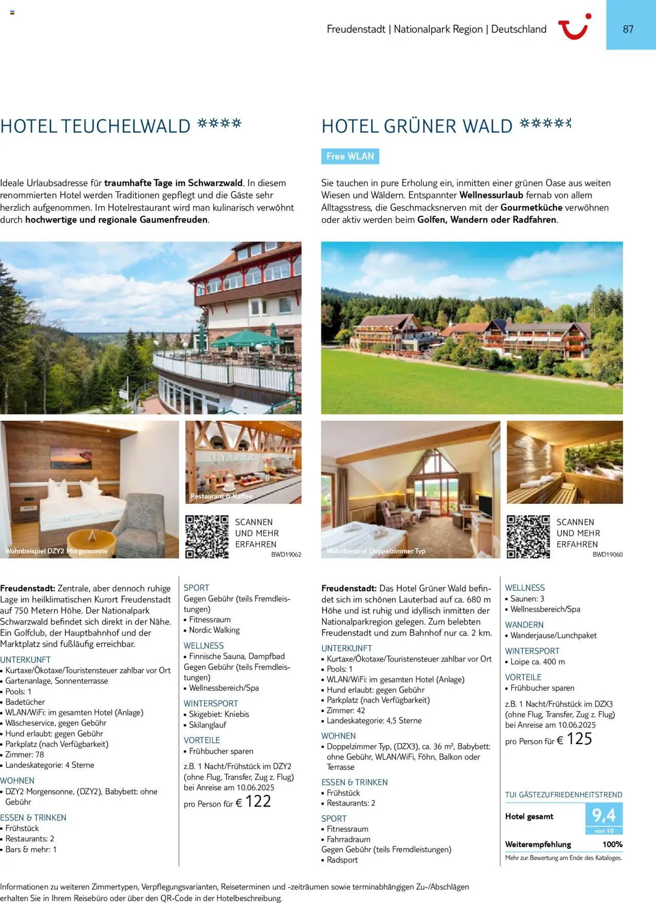 TUI Prospekt 	 – gültig ab 01.11.2024 | Seite: 87 | Produkte: Babybett, Walking