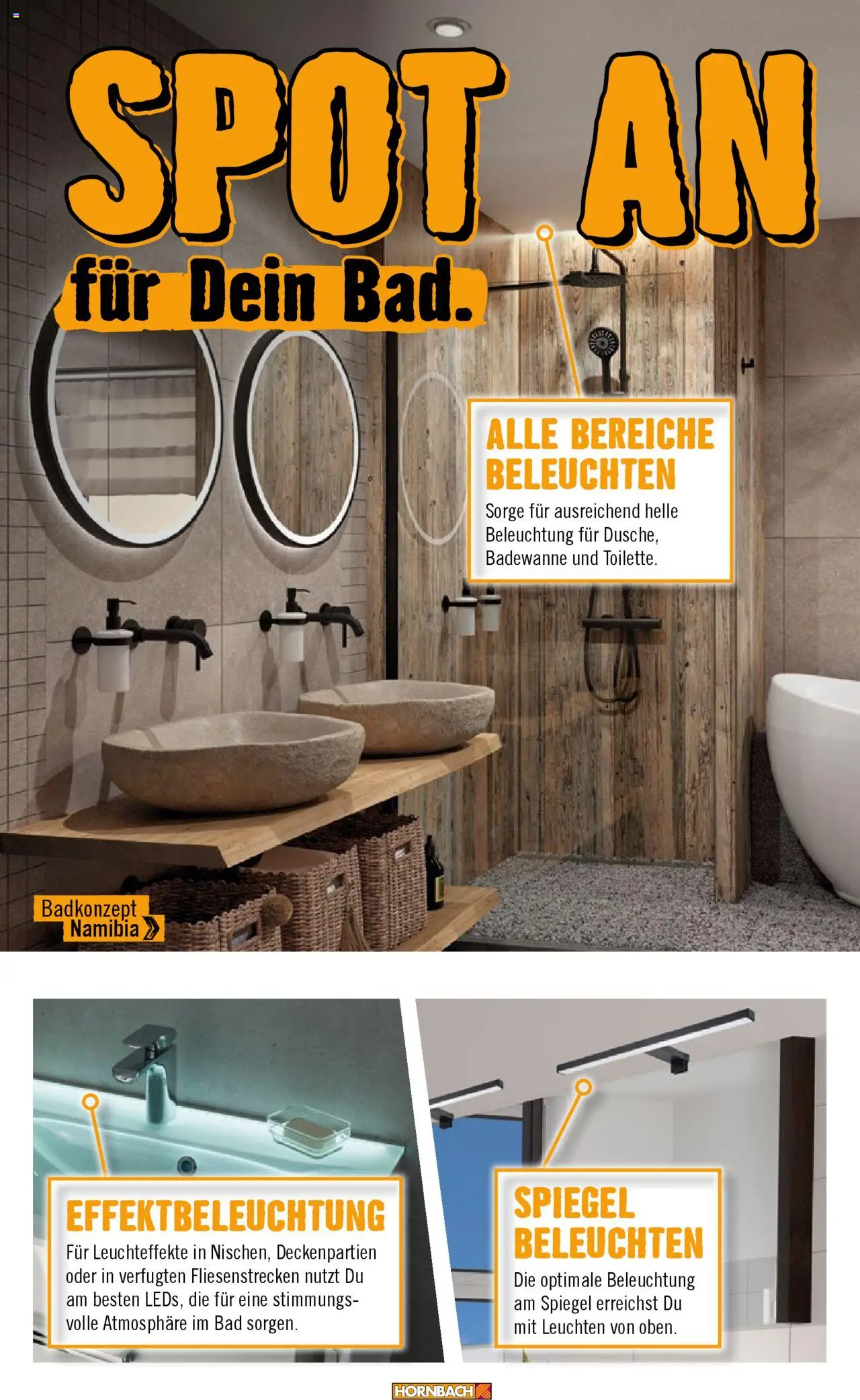 Hornbach Bad 2024 gültig ab 01.10.2024 | Seite: 62 | Produkte: Bad, Spiegel
