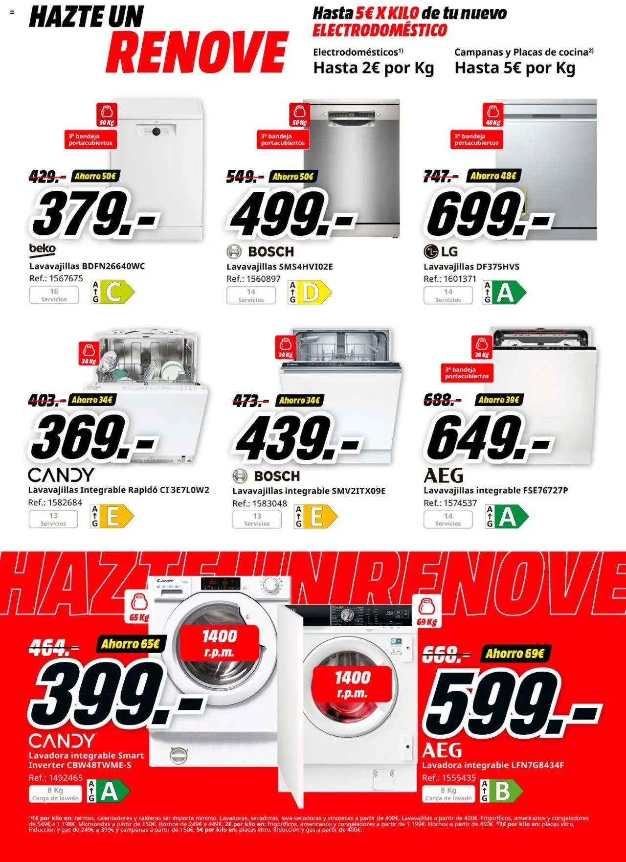 Media Markt folleto │ válido desde el 16.10.2025 | Página: 17 | Productos: Lavadora, Lavavajillas, Bandeja