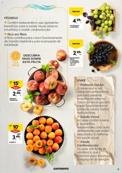 Continente - Frescos: Como é bom sentir a frescura da estação │ válido de 15.07.2025 | Página: 5 | Produtos: Uvas