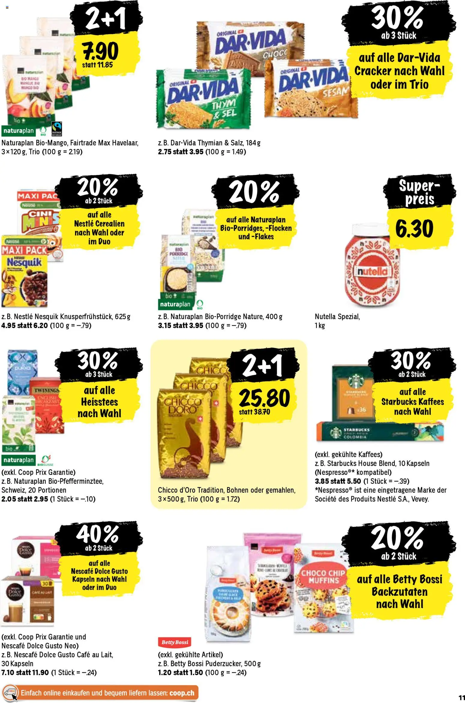 Coop Aktionen – gültig ab 08.01.2026 | Seite: 11 | Produkte: Spabad, Flocken, Salz