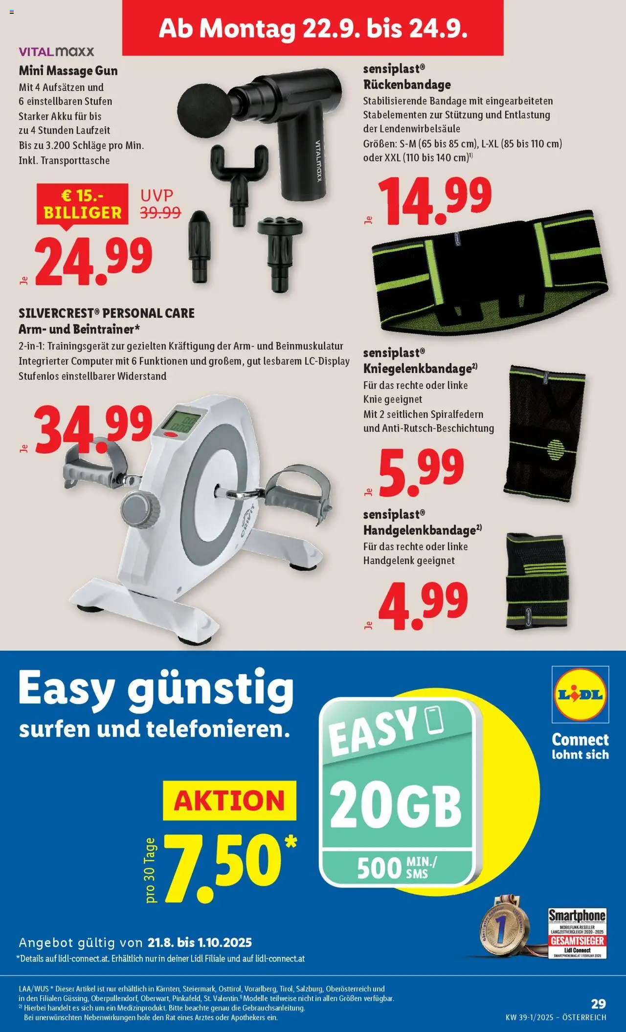 Lidl Flugblatt - Altenmarkt im Pongau, St. Johann im Pongau, Zell am See gültig ab 18.09.2025 | Seite: 33 | Produkte: Smartphone, Computer