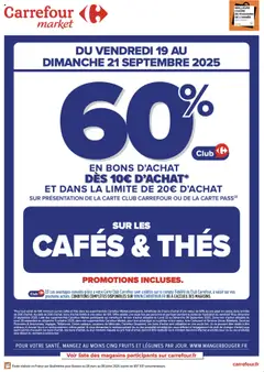 Carrefour Market - Prévisualisation de Carrefour Market Opération bons d’achat valide à partir de 19.09.2025