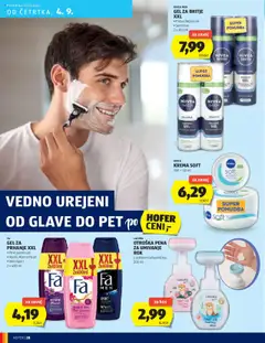 GEL ZA PRHANJE XXL, Pink Jasmin ali Mystic Moments ali Men Sport 2 x 400 ml │ velja od 28.08.2025 | Stran: 28 | Izdelki: Gel za prhanje, Gel za britje, Kos, Krema
