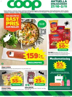 Coop - Uddevalla - Förhandsvisning av reklamblad från butik Coop aktuell från 27.10.2025