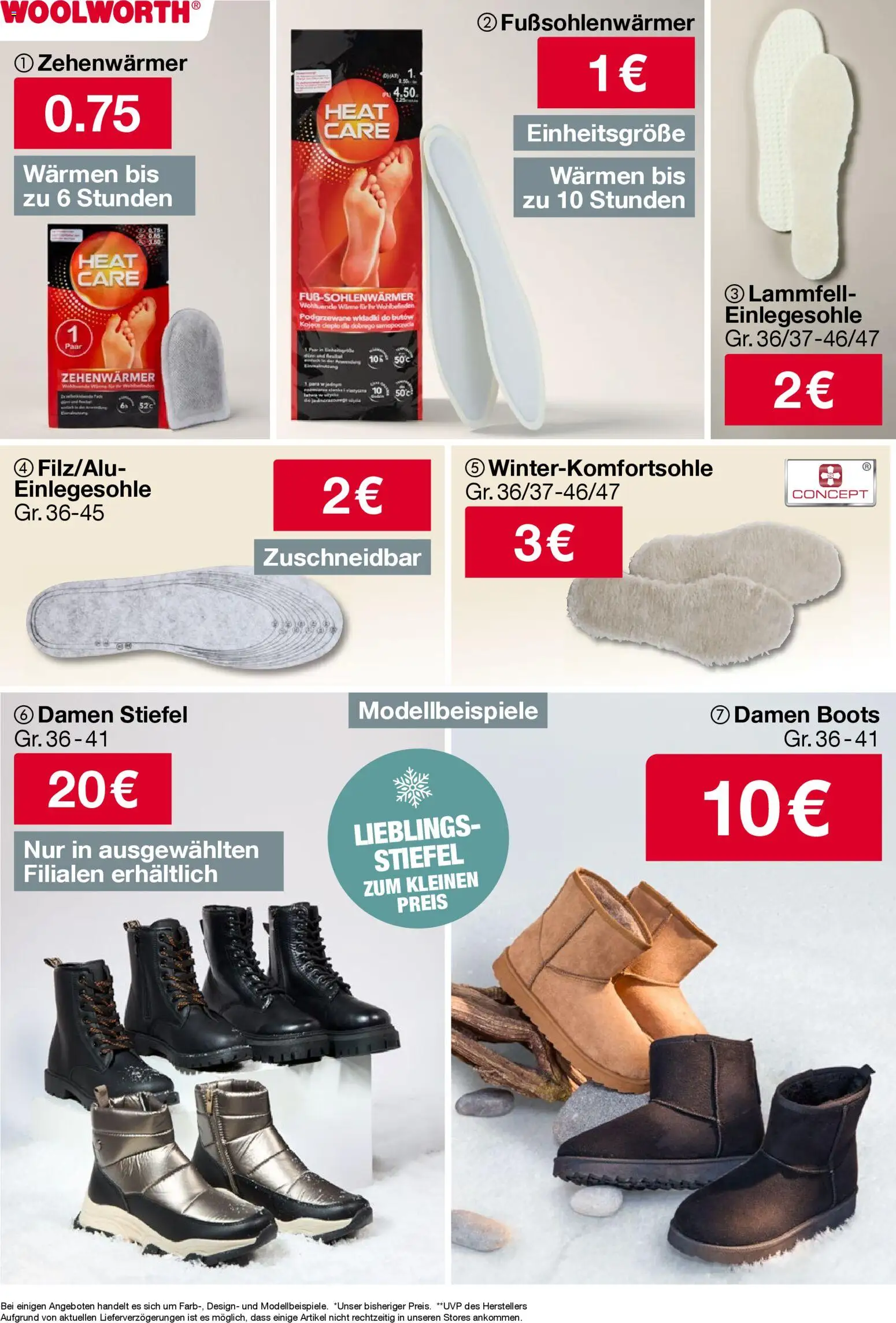 Woolworth Prospekt 	 – gültig ab 24.10.2025 | Seite: 13 | Produkte: Stiefel