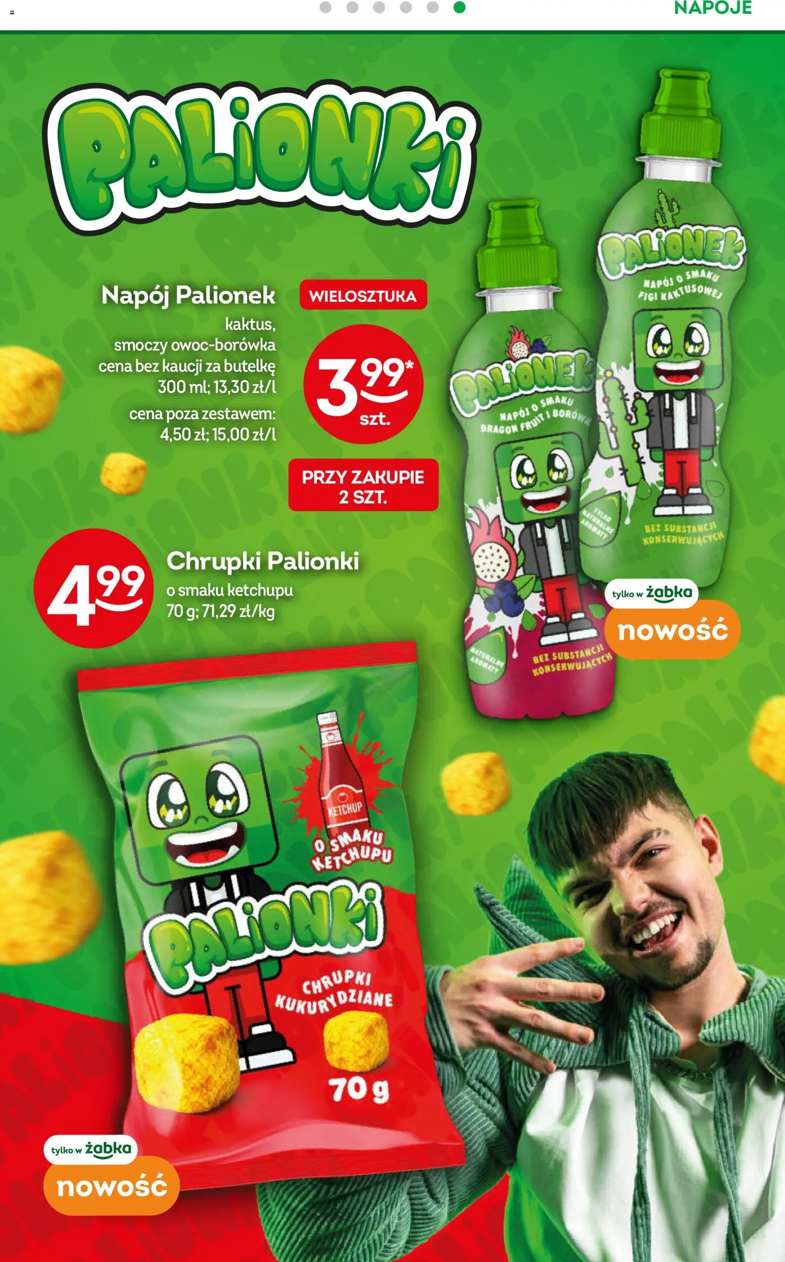 Żabka gazetka od 22.04.2026 | Strona: 25 | Produkty: Chrupki, Napoje