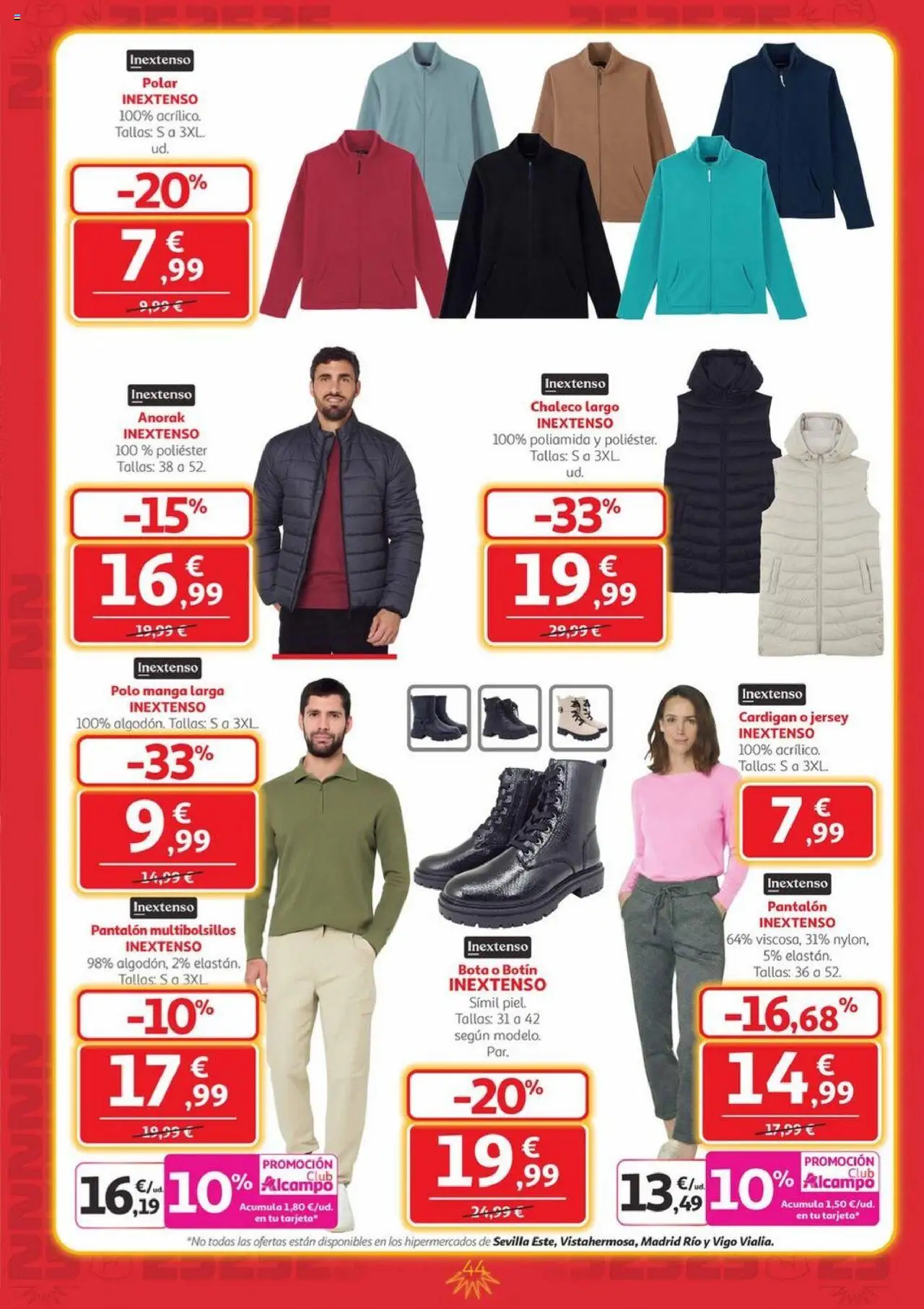 Alcampo - Canarias │ válido desde el 09.10.2025 | Página: 44 | Productos: Chaleco