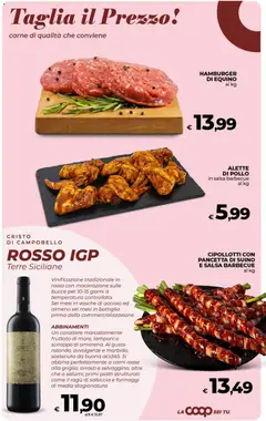 Anteprima del volantino COOP Sicilia catalogo valido a partire dal 13.02.2026 | Pagina: 24 | Prodotti: Lamponi, Pancetta, Salsiccia, Bottiglia