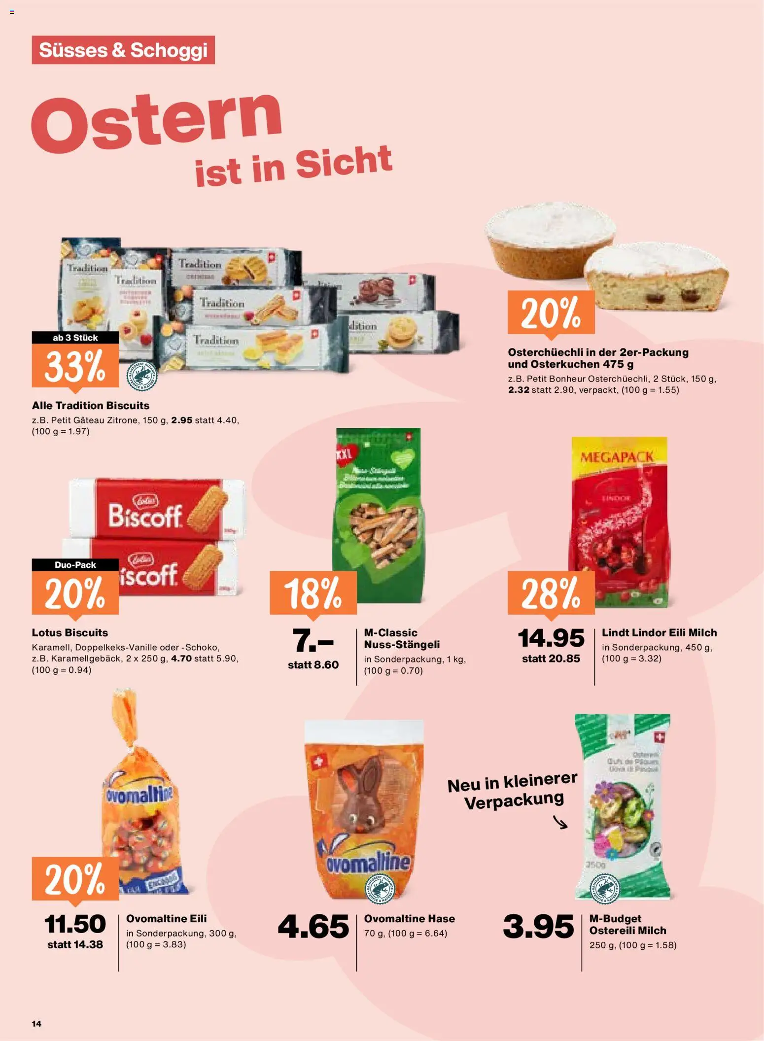 Migros aktionen – gültig ab 12.03.2026 | Seite: 14 | Produkte: Milch