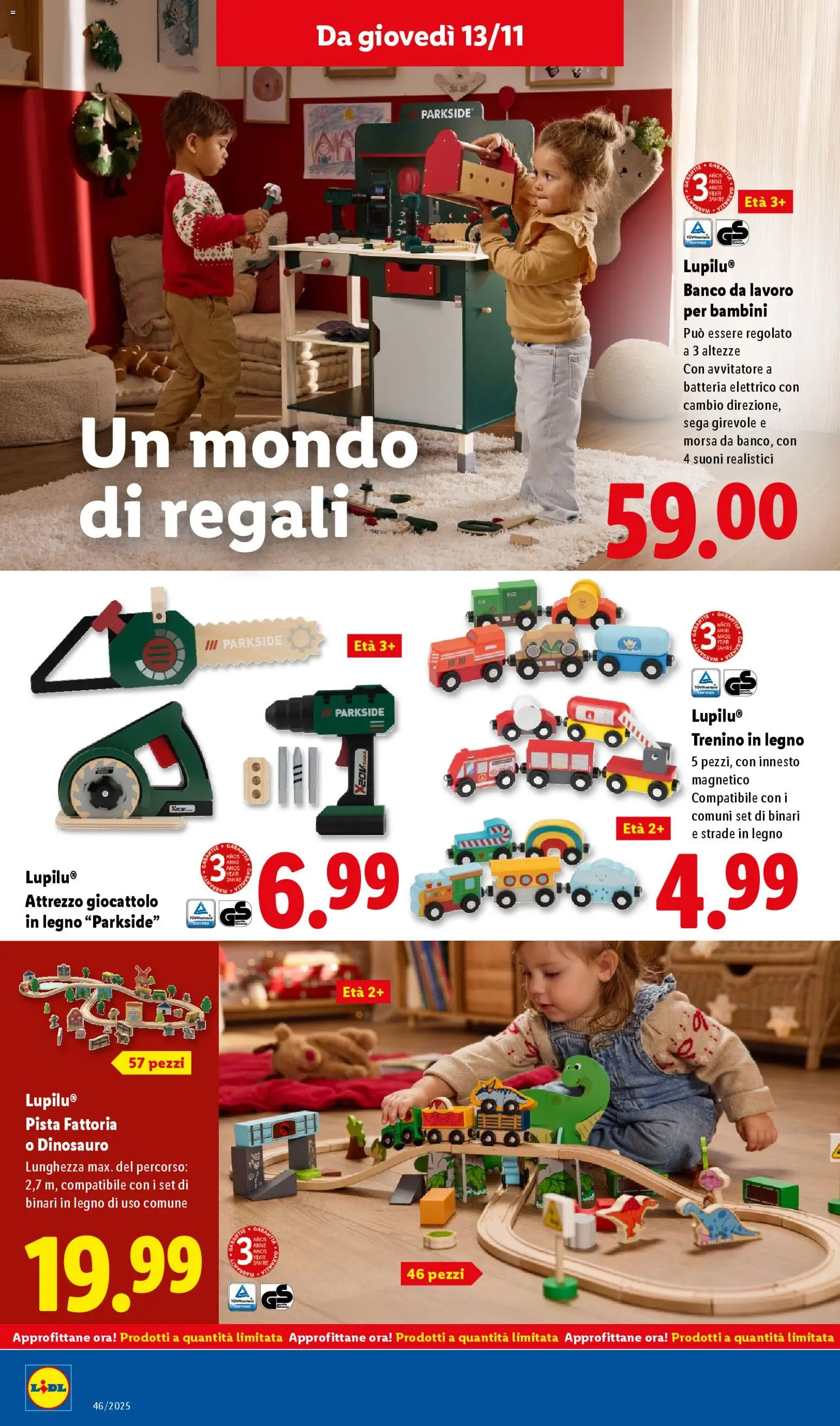 Volantino Lidl del 10.11.2025 | Pagina: 40 | Prodotti: Avvitatore, Sega, Batteria
