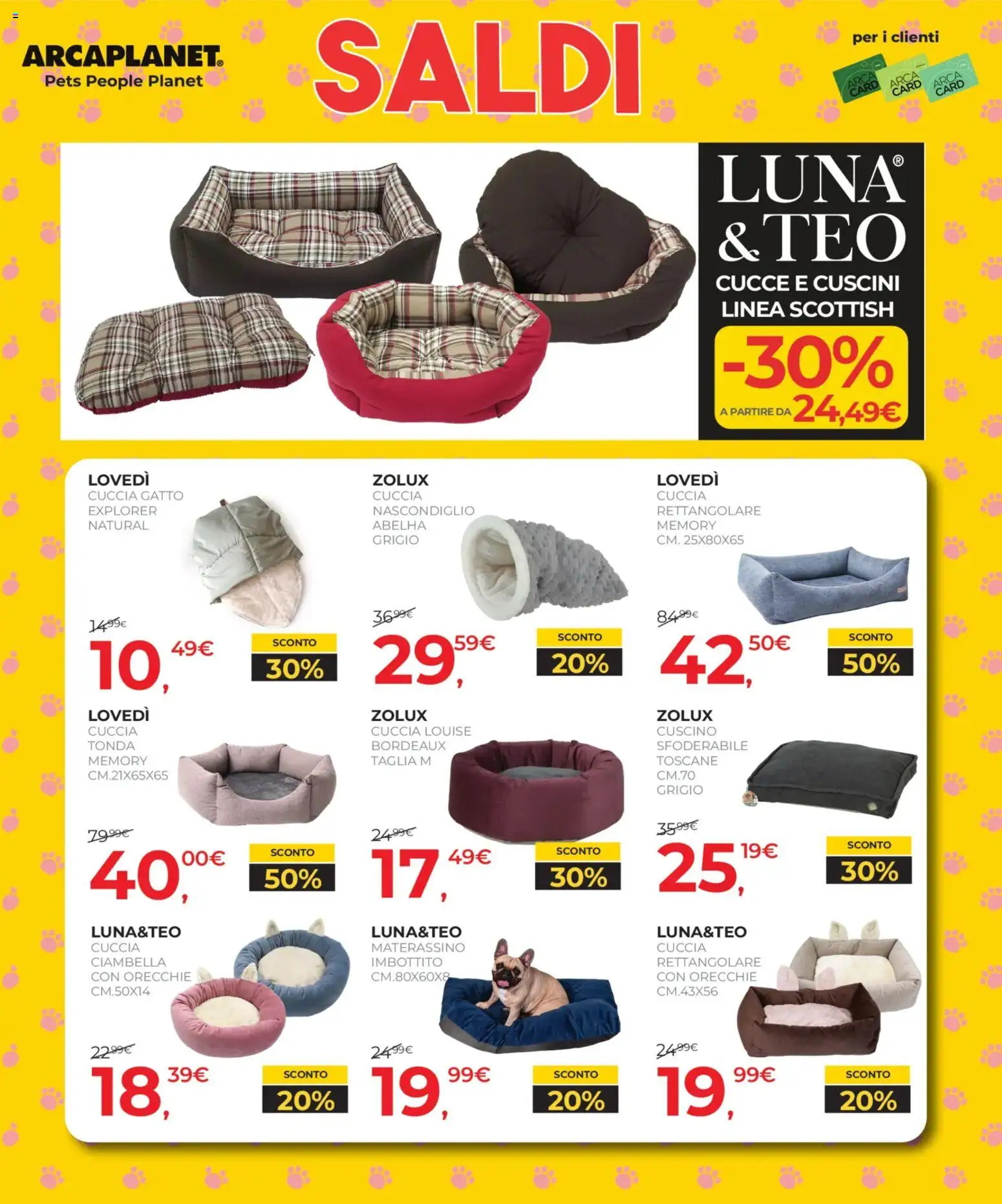 Volantino Arcaplanet del 19.01.2026 | Pagina: 2 | Prodotti: Cuscino