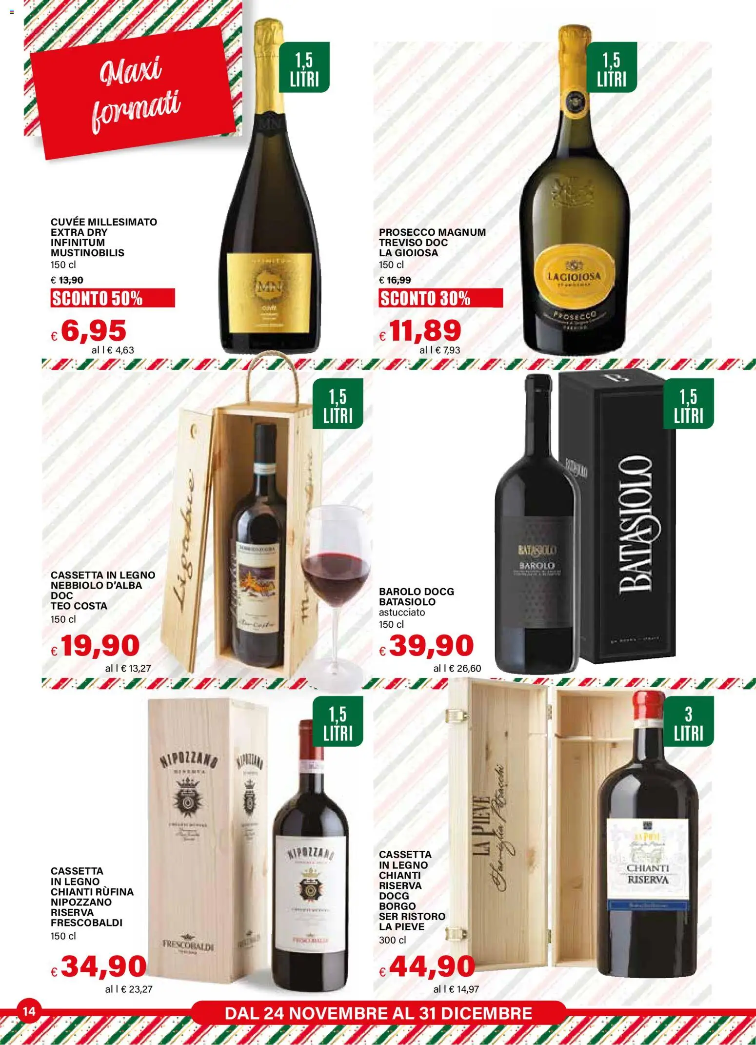 Volantino Il Gigante del 24.11.2025 | Pagina: 14 | Prodotti: Prosecco