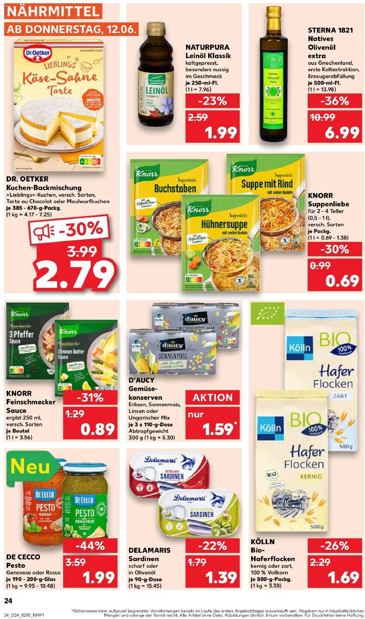 Kaufland prospekt Stadthagen	 - gültig ab dem 16.06.2025 | Seite: 39 | Produkte: Butter, Knorr, Pfeffer, Flocken