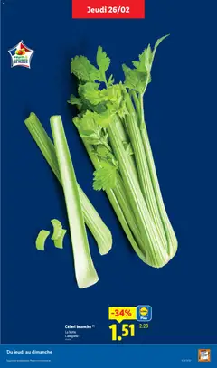 LIDL - Prévisualisation de Céleri branche (1), La botte Catégorie 1 valide à partir de 26.02.2026 | Page: 5