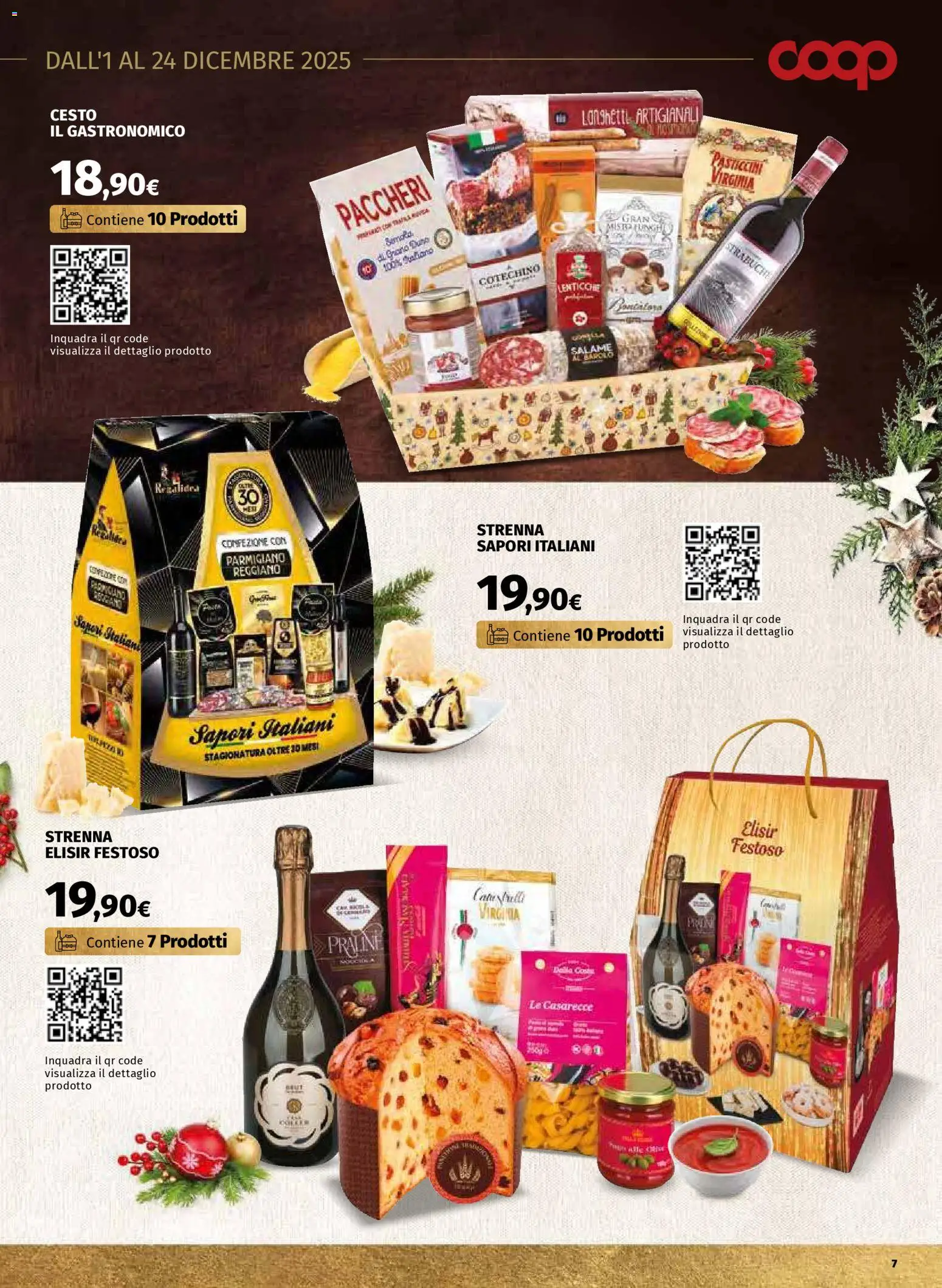 Volantino COOP del 01.12.2025 | Pagina: 7 | Prodotti: Salame, Lenticchie, Paccheri, Parmigiano