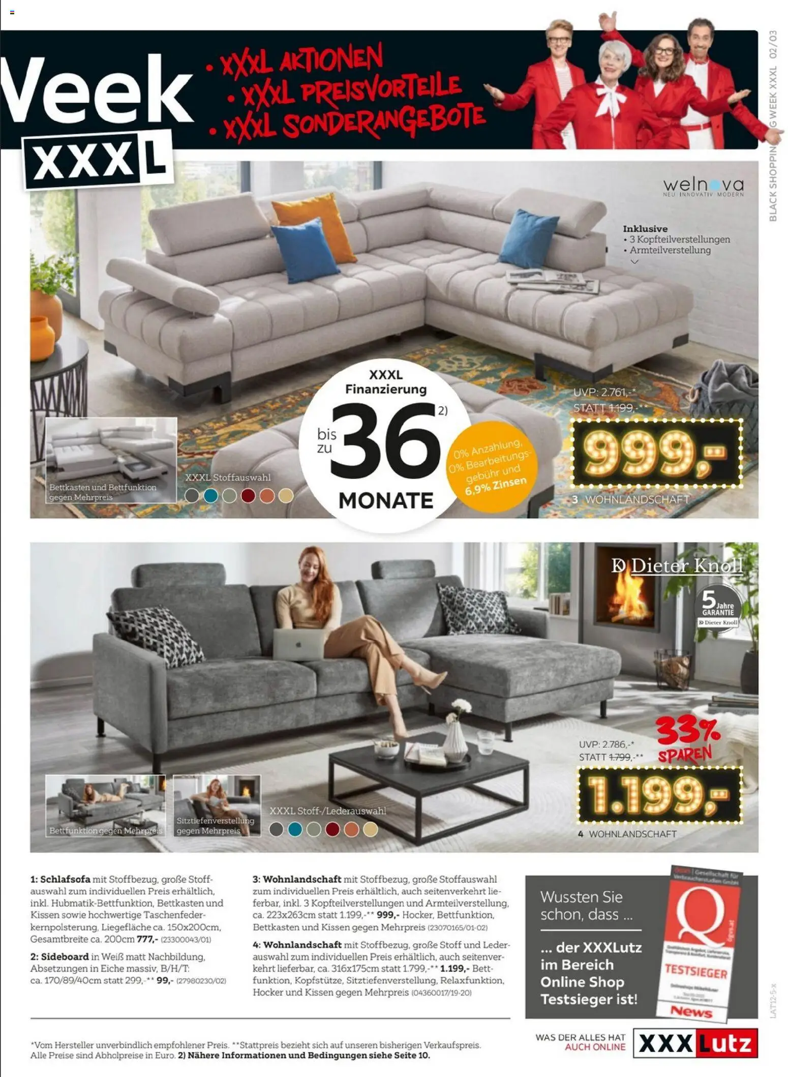 XXXLutz - Black Friday gültig ab 24.11.2025 | Seite: 3 | Produkte: Bett, Kissen