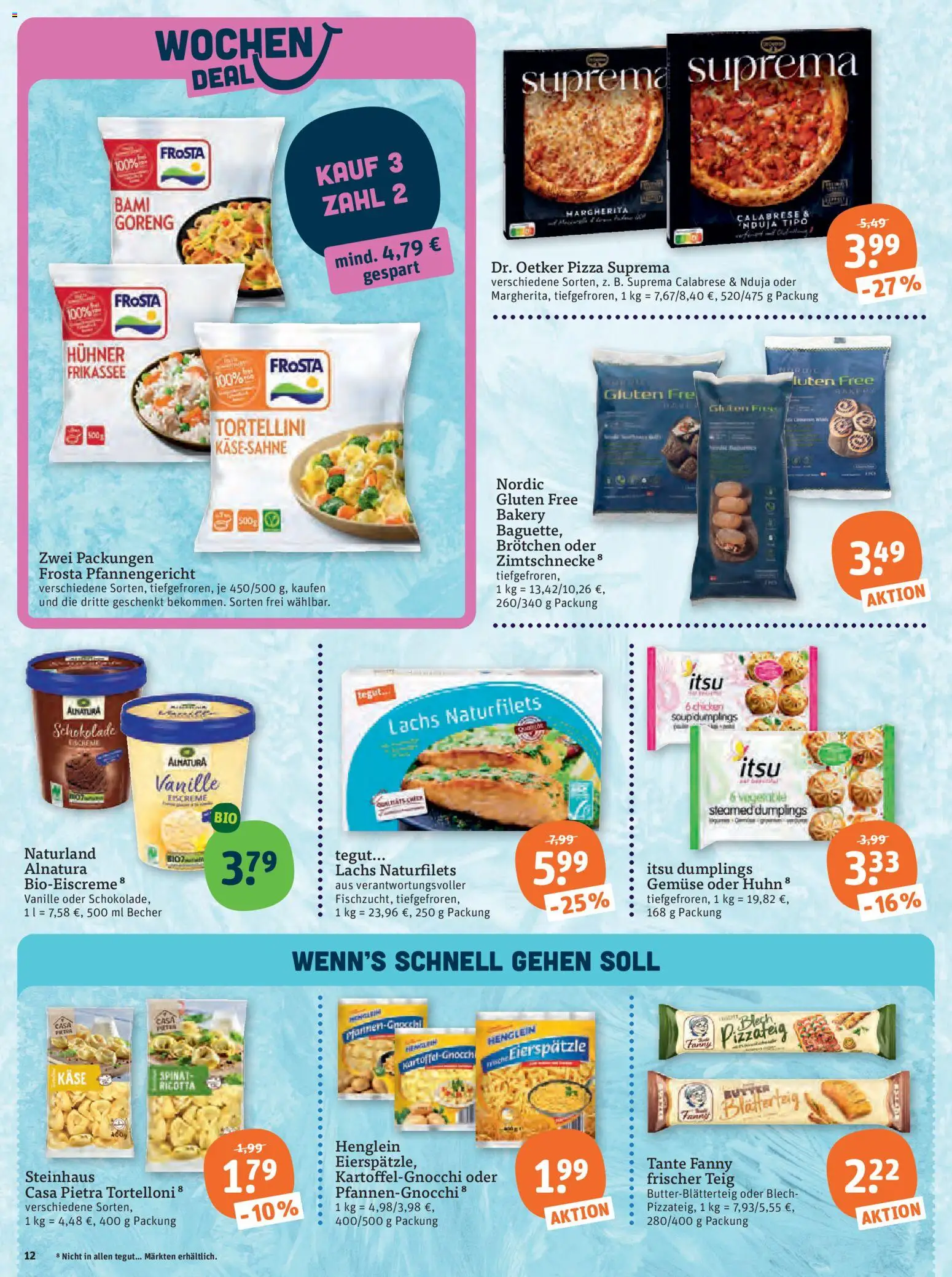 Tegut Prospekt 	 – gültig ab 23.02.2026 | Seite: 14 | Produkte: Butter, Schokolade, Frosta, Lachs