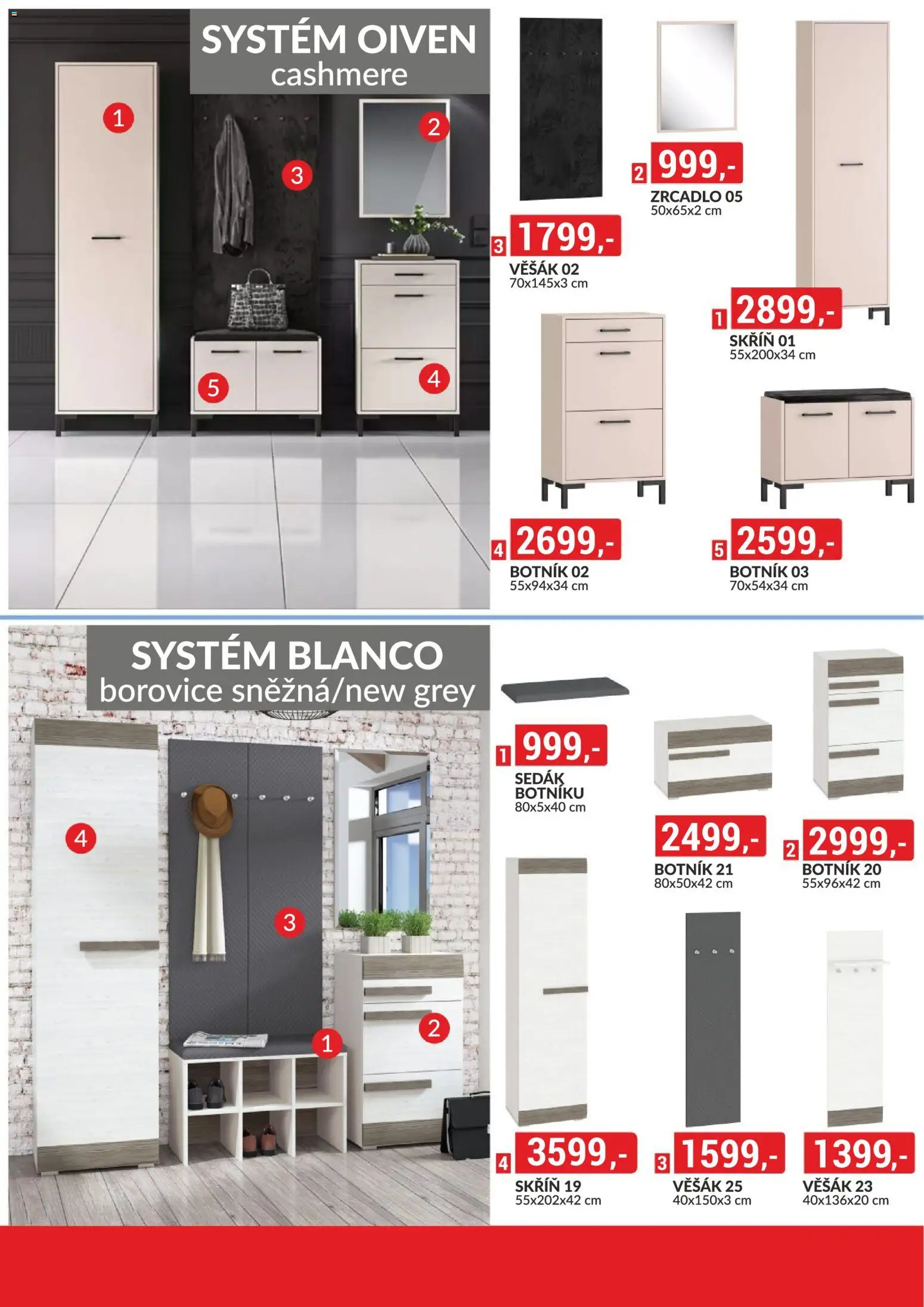 BAUMAX leták - Vaše bydlení, vaše pravidla od 01.11.2025 | Strana: 56 | Produkty: Zrcadlo, Botník, Věšák, Skříň