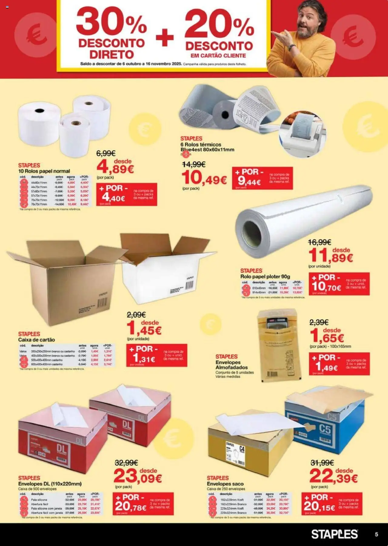 Staples folheto │ válido de 29.09.2025 | Página: 5 | Produtos: Janela, Caixa