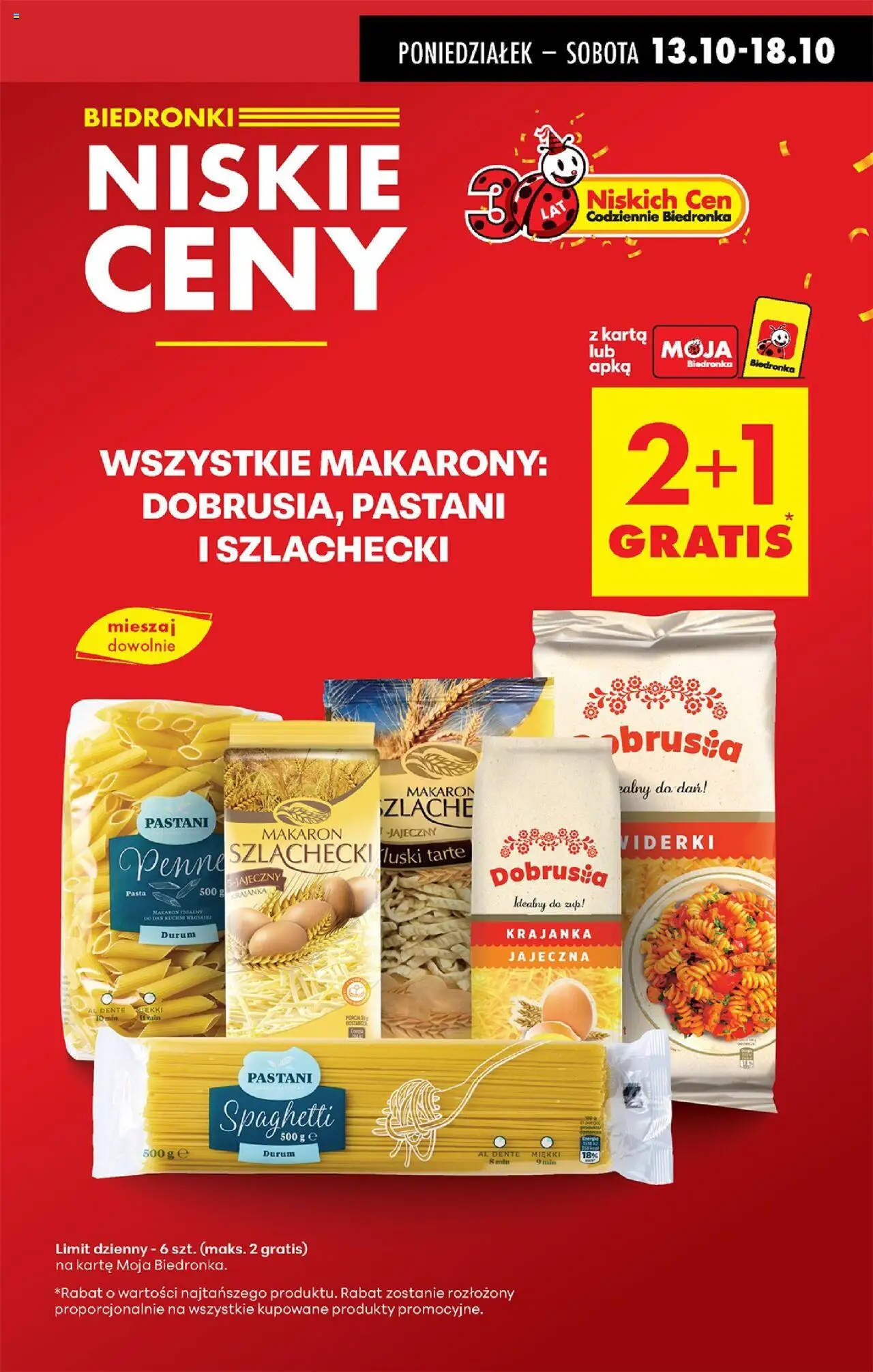 Biedronka gazetka od 13.10.2025 | Strona: 9 | Produkty: Karta, Penne, Makarony, Makaron
