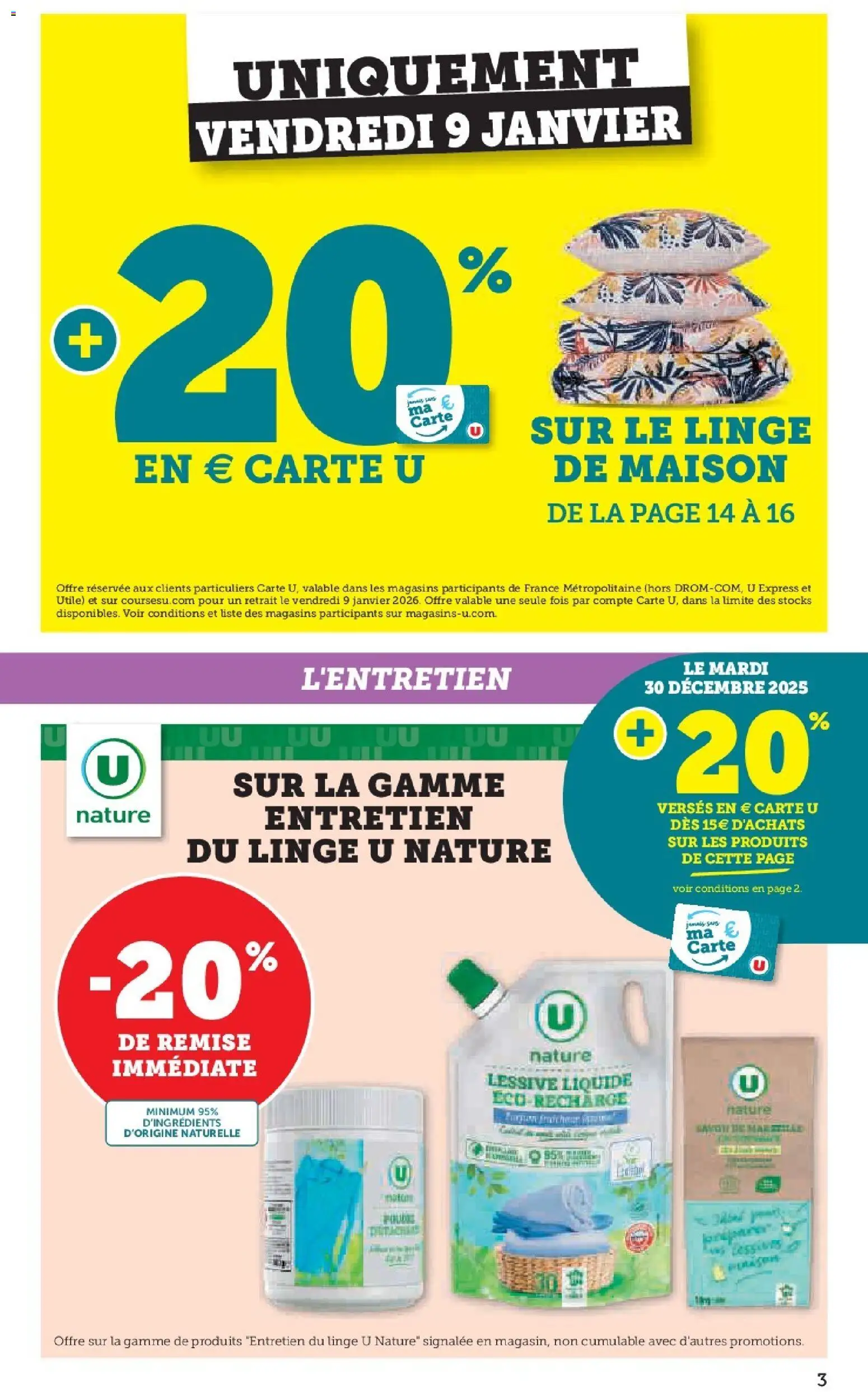 {H1} | Page: 3 | Produits: Lessive Liquide, Lessive