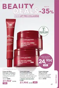 Pré-visualização Creme de Olhos Antirrugas e Antipapos, Após um mês, as rugas e linhas finas parecem reduzidas. 14 ml válido de 17.12.2025 | Página: 47 | Produtos: Creme