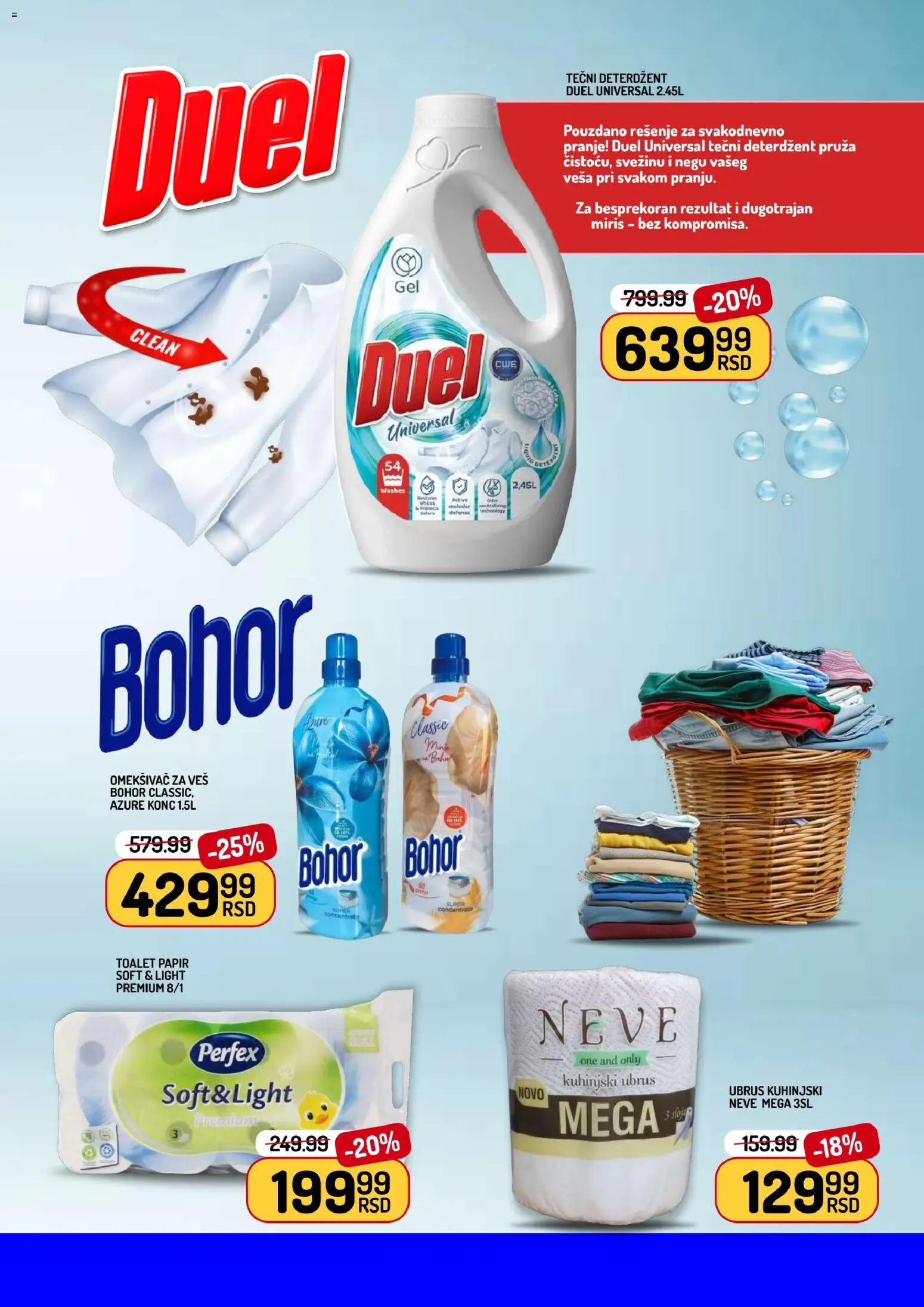 Aman katalog - važi od 20.03.2026 | Strana: 5 | Proizvode: Deterdžent, Toalet papir, Ubrus, Omekšivač za veš