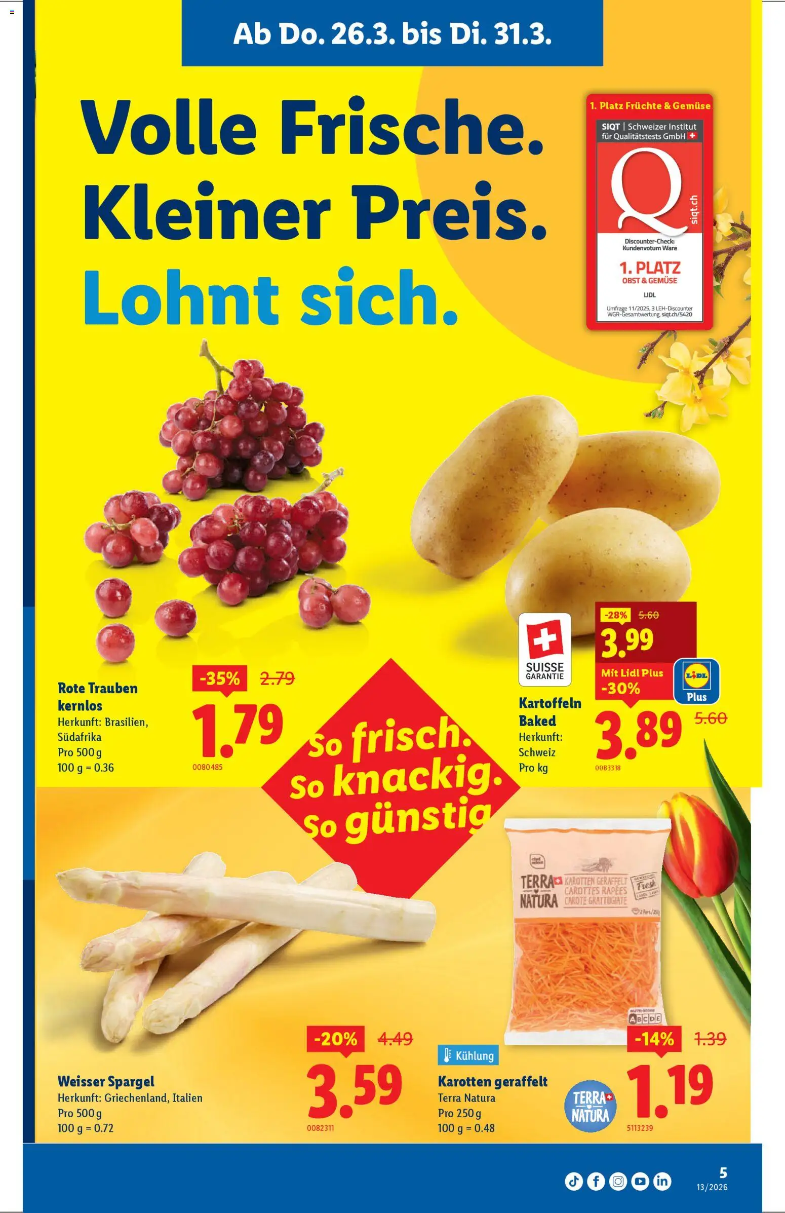 🛍️ Lidl aktionen ab 26.03.2026 » Entdecken Sie exklusive Rabatte und sparen Sie noch heute! 💰 | Switzerland