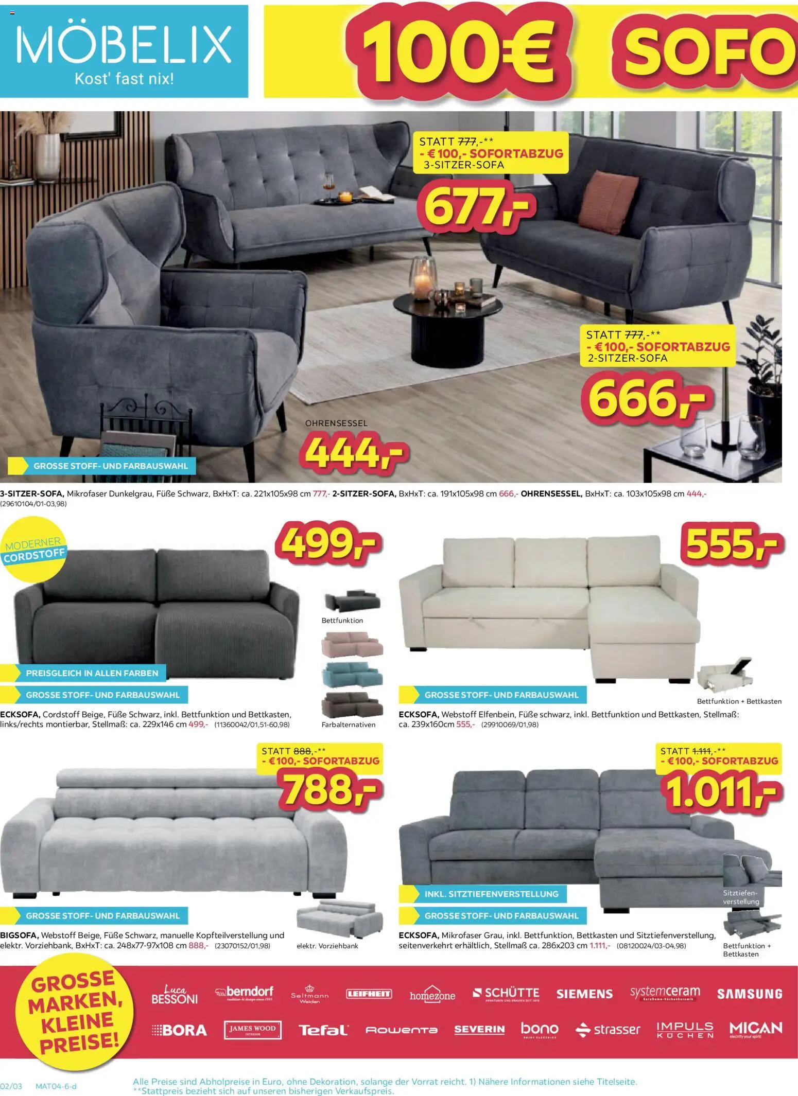Möbelix Angebote gültig ab 21.04.2026 | Seite: 2 | Produkte: Samsung