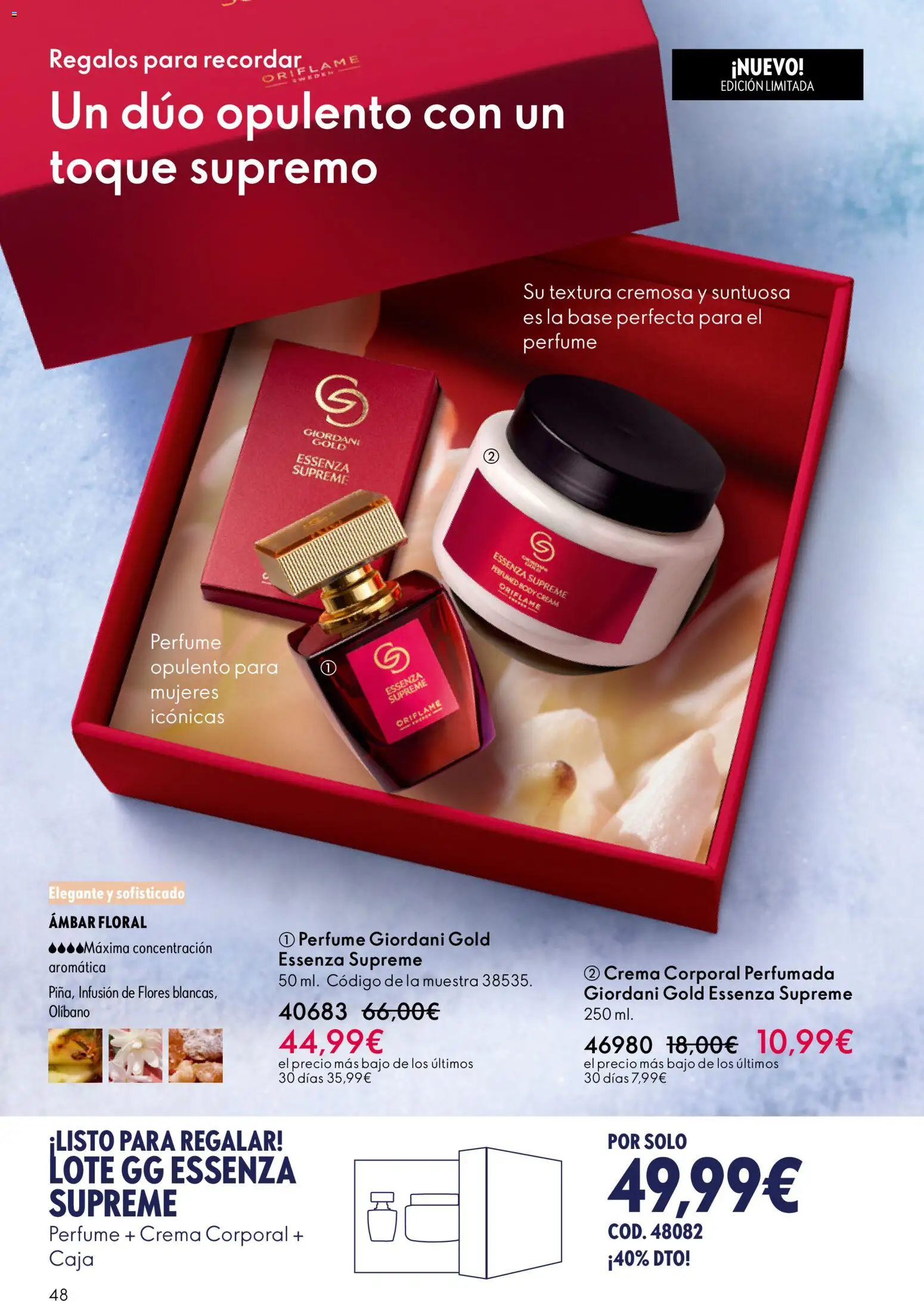 Oriflame - Catálogo Campaña 17 │ válido desde el 10.12.2025 | Página: 48 | Productos: Perfume, Crema, Body, Caja