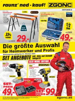 Zgonc - Flugblatt Oktober II 2025 ab 15.10.2025 gültig