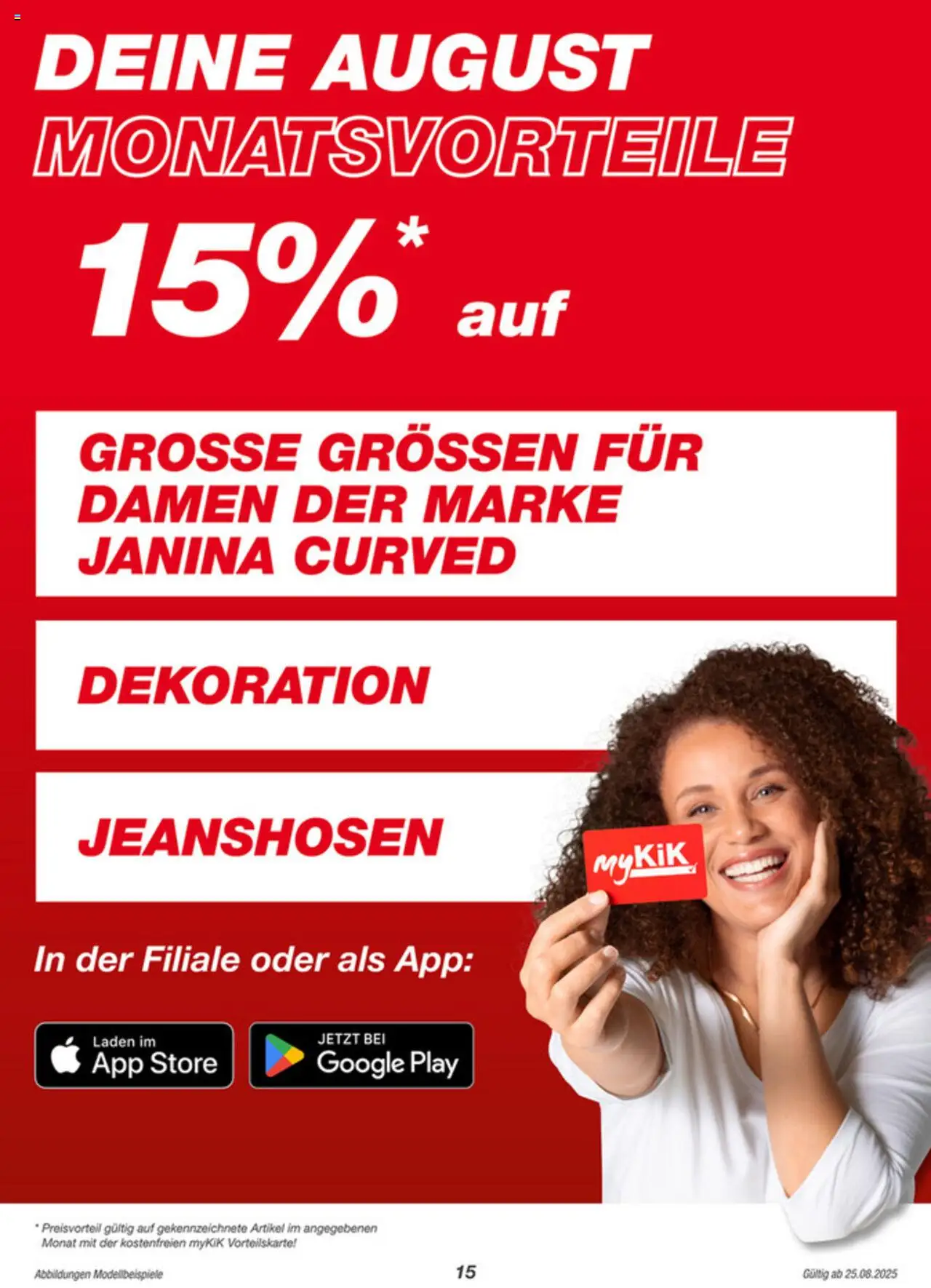 Kik Prospekt aktuell gültig ab 25.08.2025 | Seite: 15